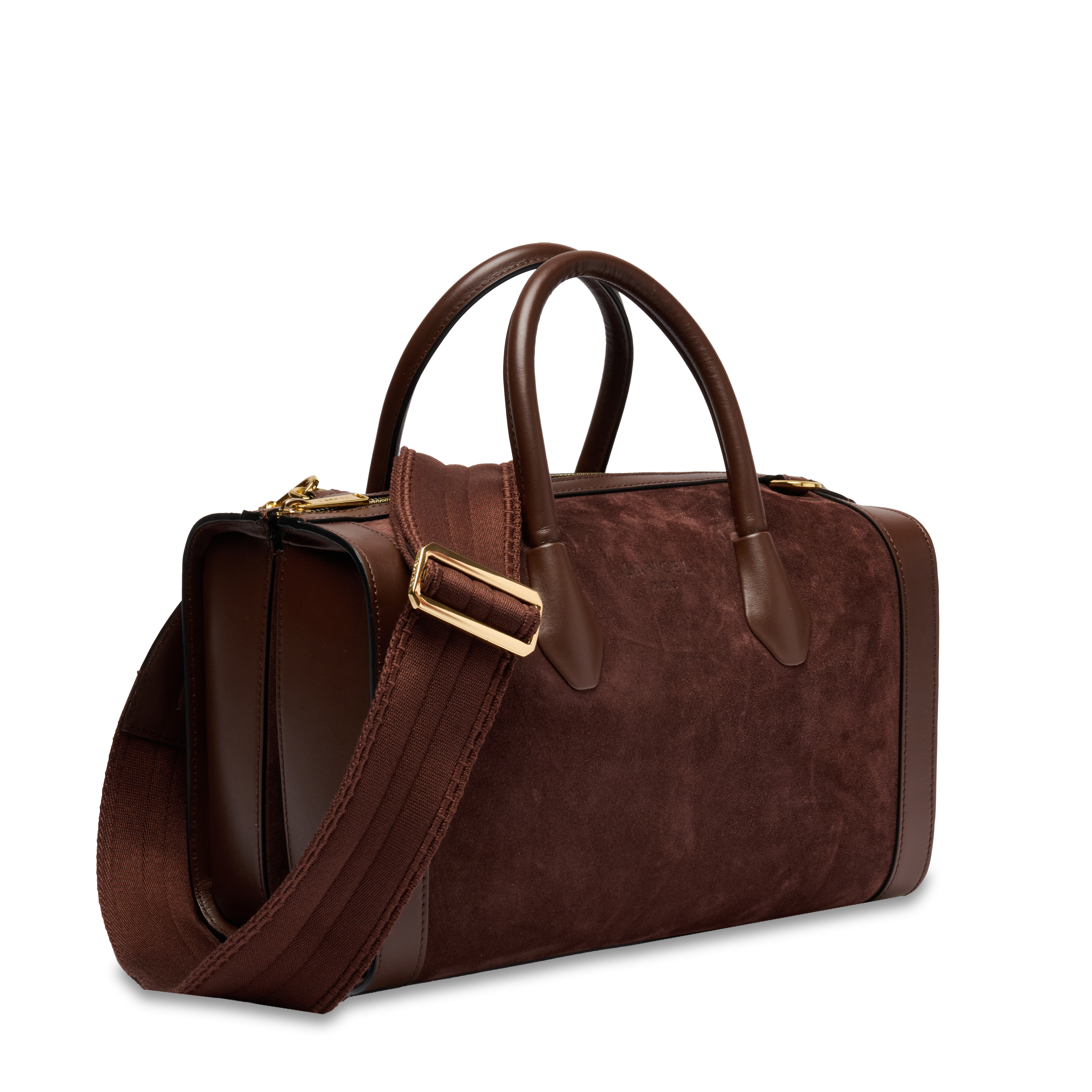 Sac bowling m bcbg de lancel en cuir LANCEL Marron