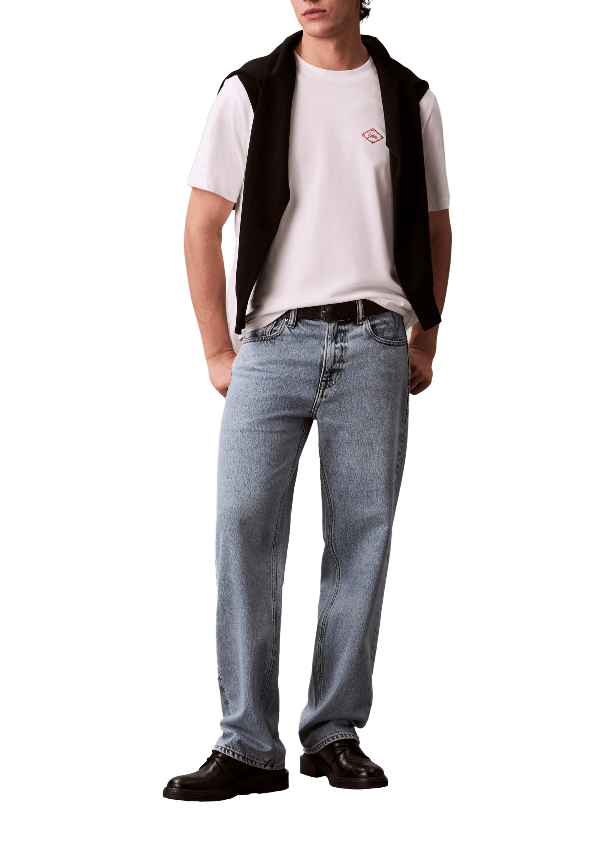 Cotton Logo T-shirt CALVIN KLEIN White