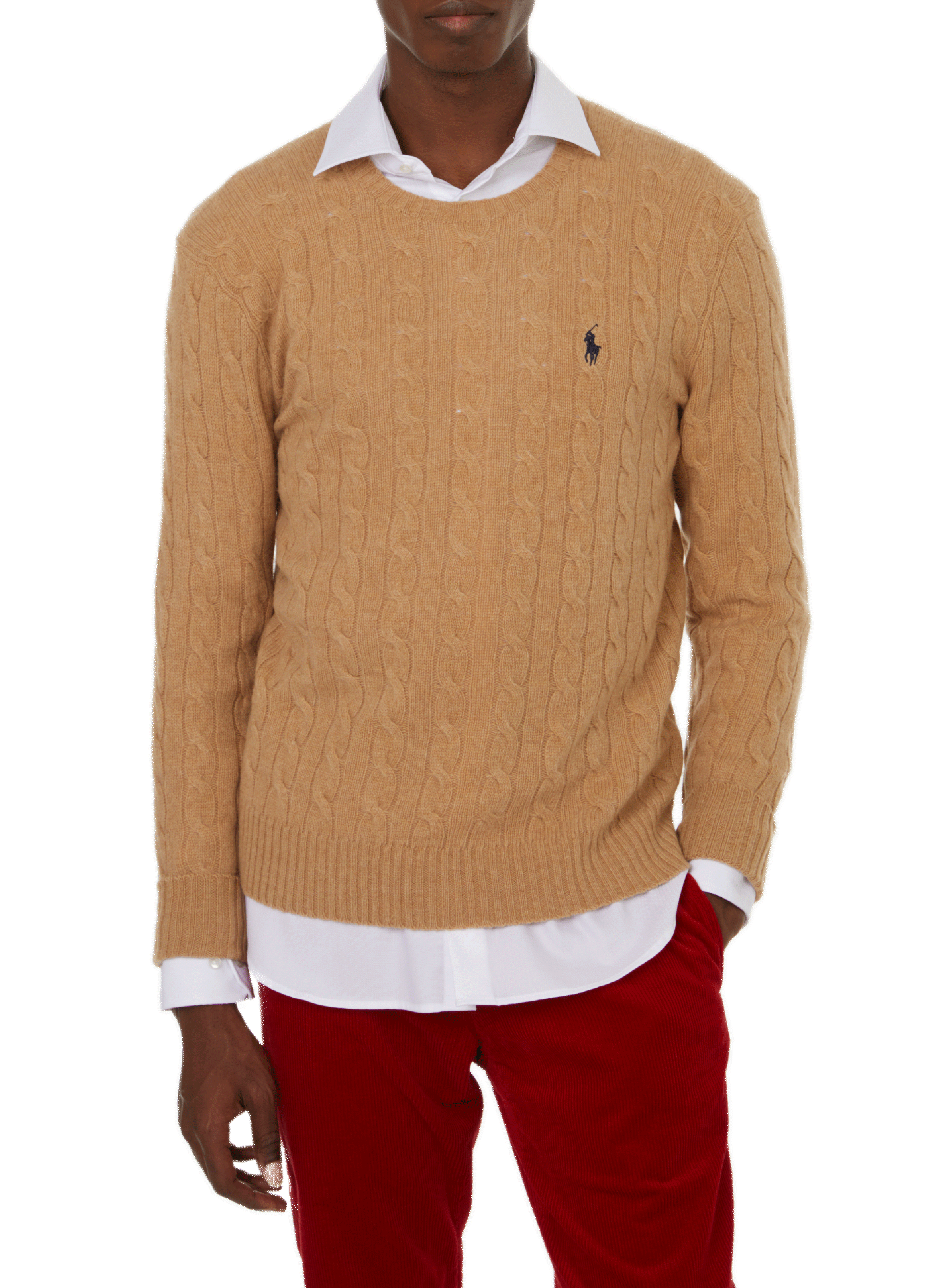 POLO RALPH LAUREN Wool jumper  Brown