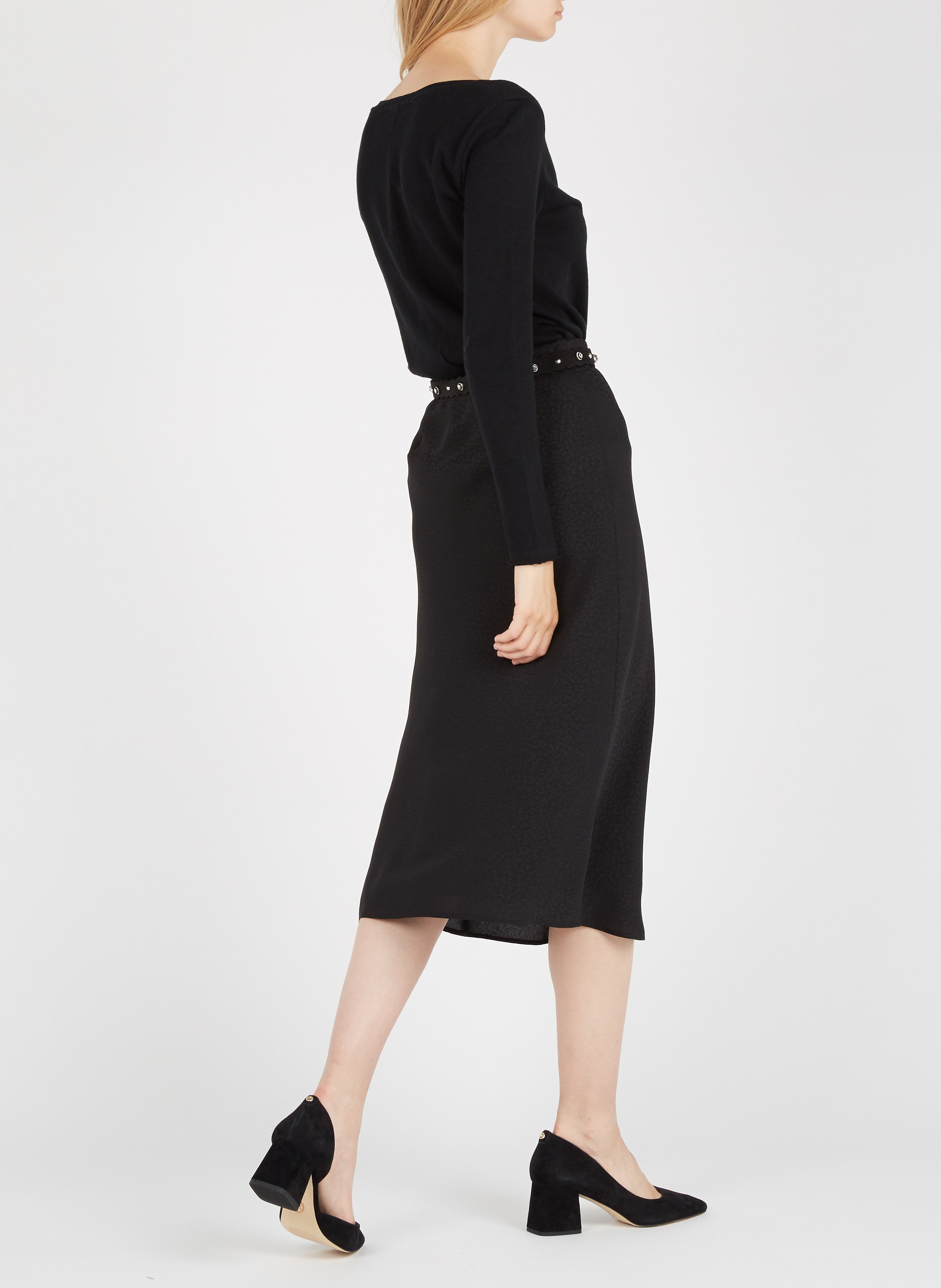 Tee-shirt col v en coton sonoma AMERICAN VINTAGE Noir