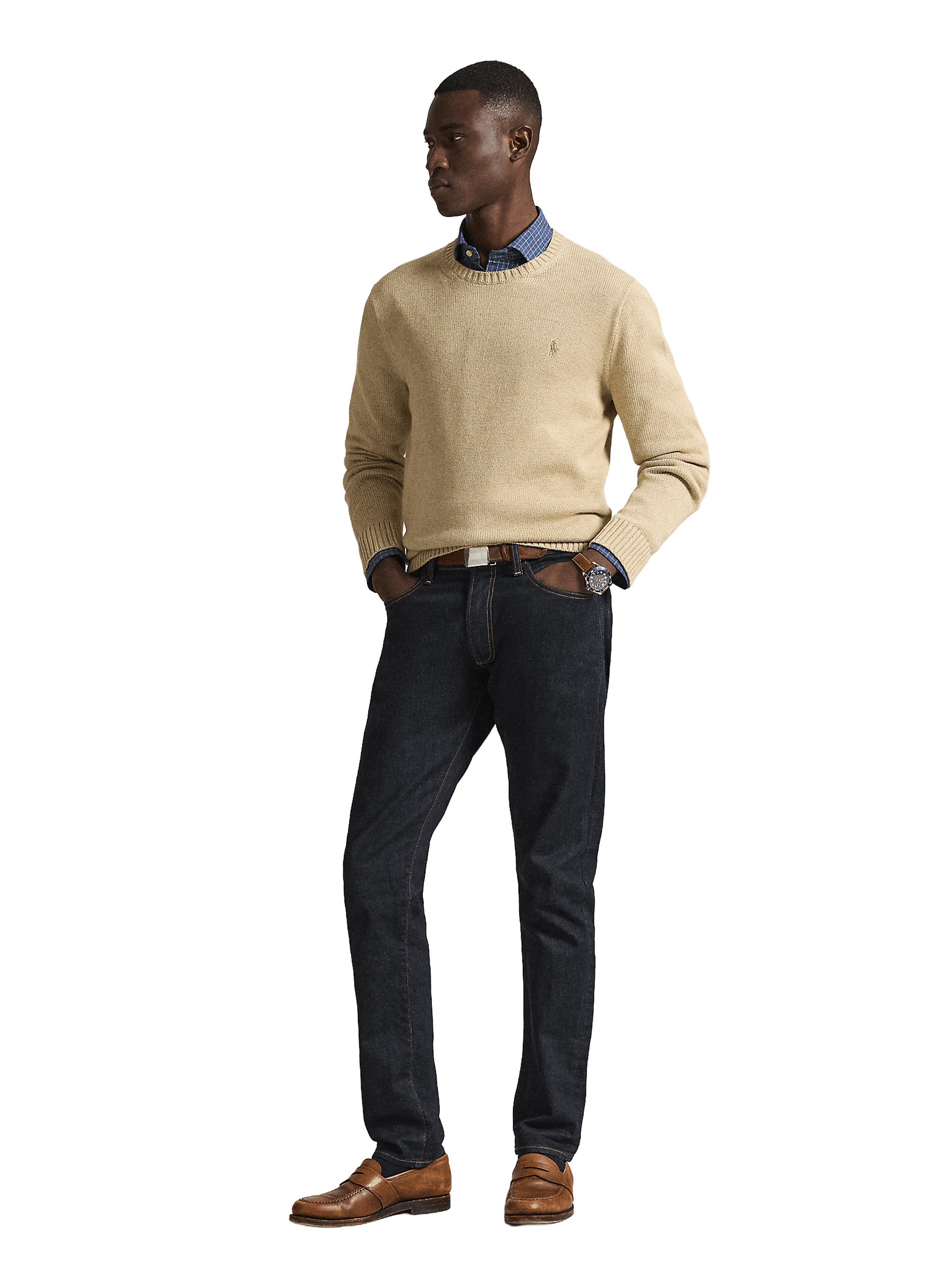 Straight cotton knit jumper POLO RALPH LAUREN Multicolour