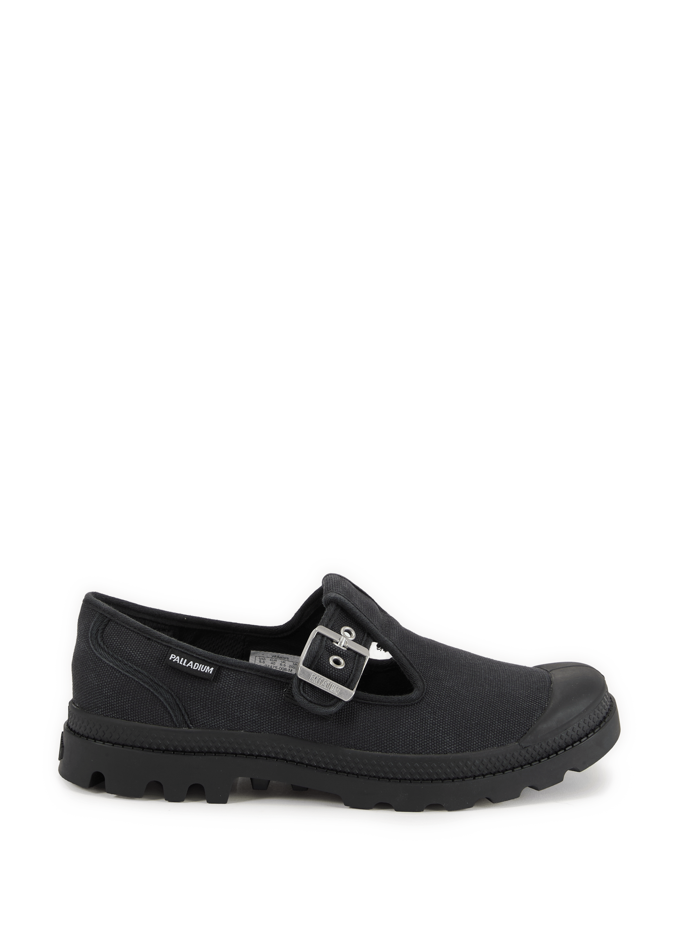 Pampa M-Jane Washed mixed cotton piqué shoes PALLADIUM Black