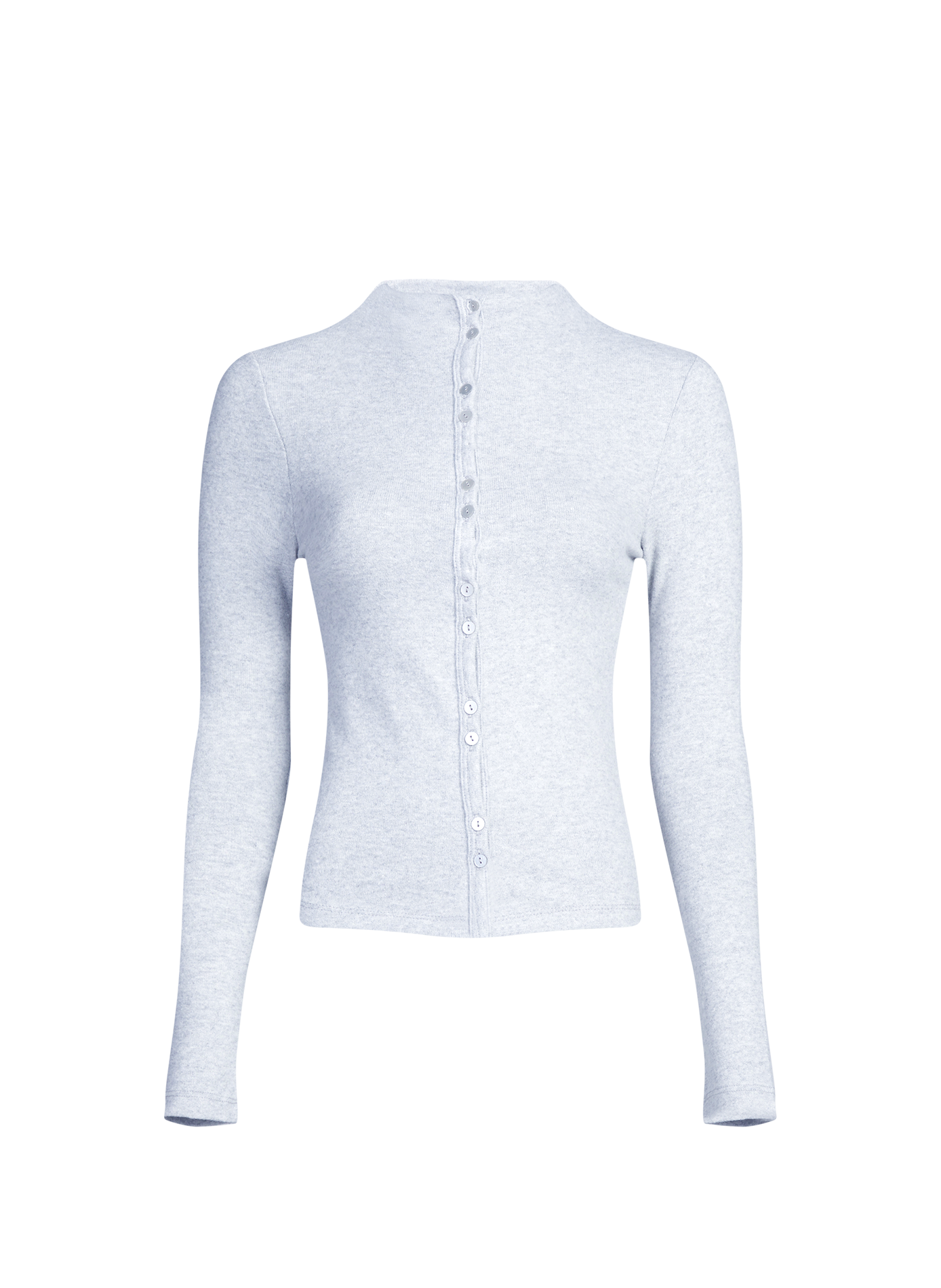 Cotton-blend cardigan TOPSHOP Grey