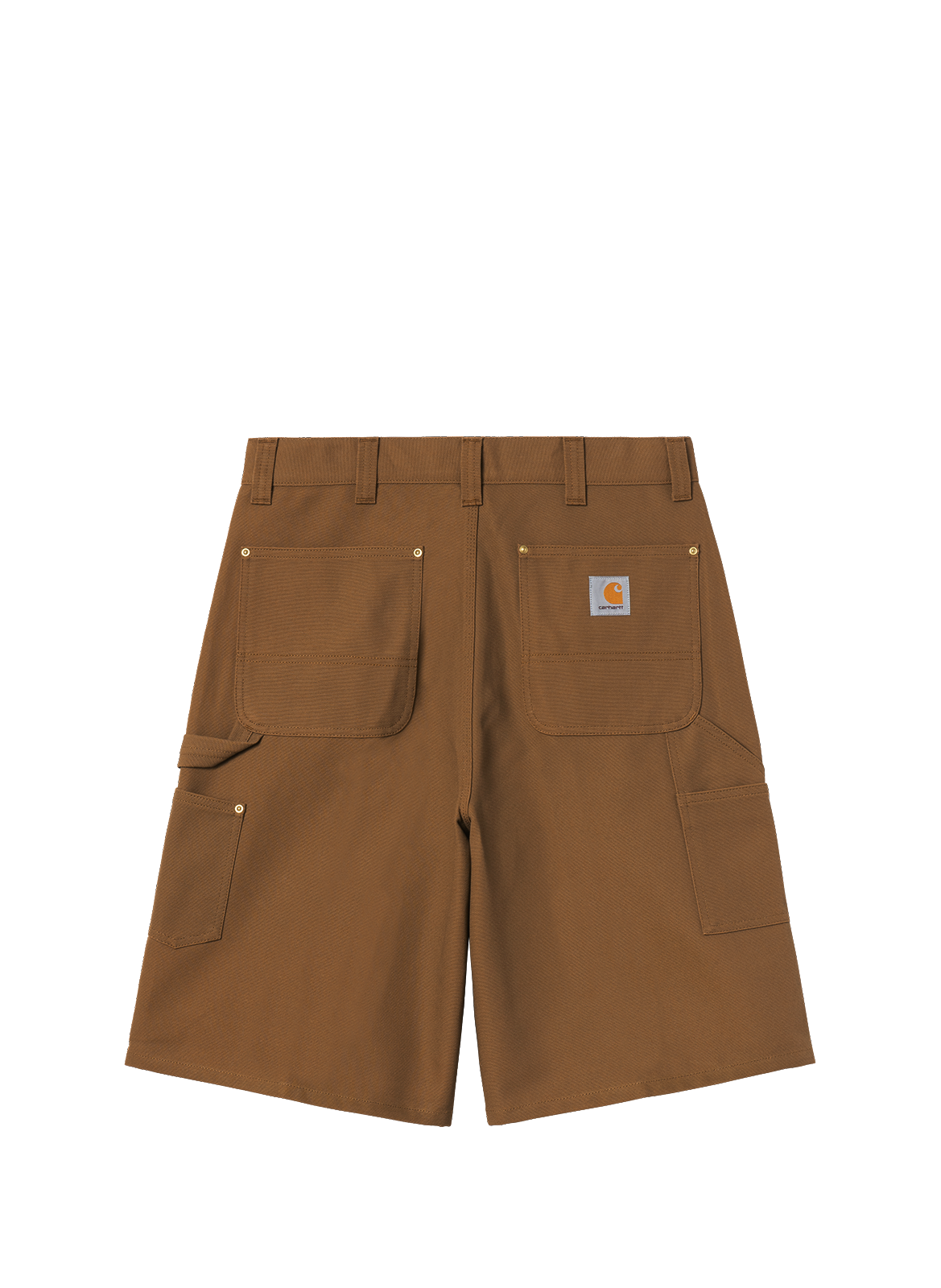 Short en coton CARHARTT WIP Marron