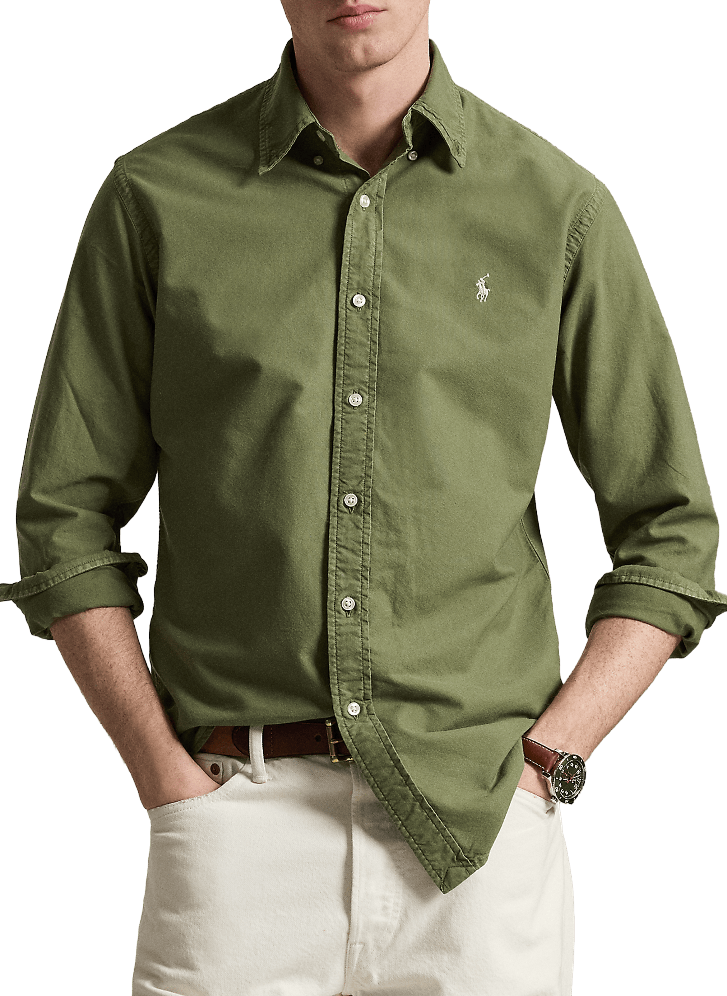 Chemise en coton  POLO RALPH LAUREN Vert