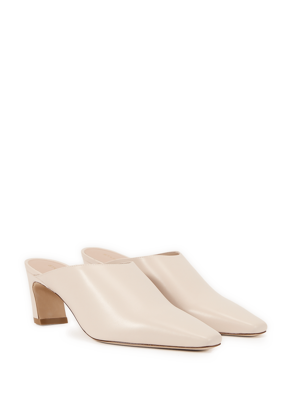 Stassi 50 leather mule STUART WEITZMAN Beige