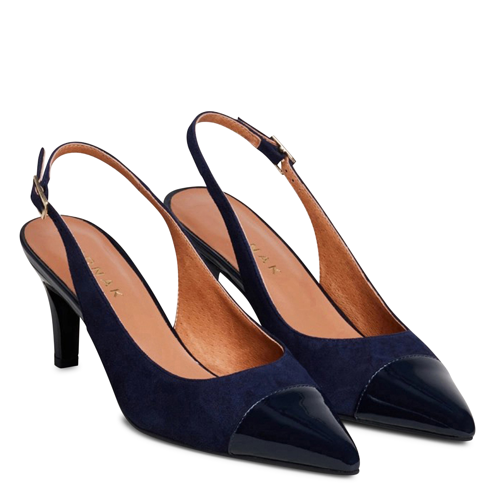 Escarpins en cuir destelle JONAK Bleu