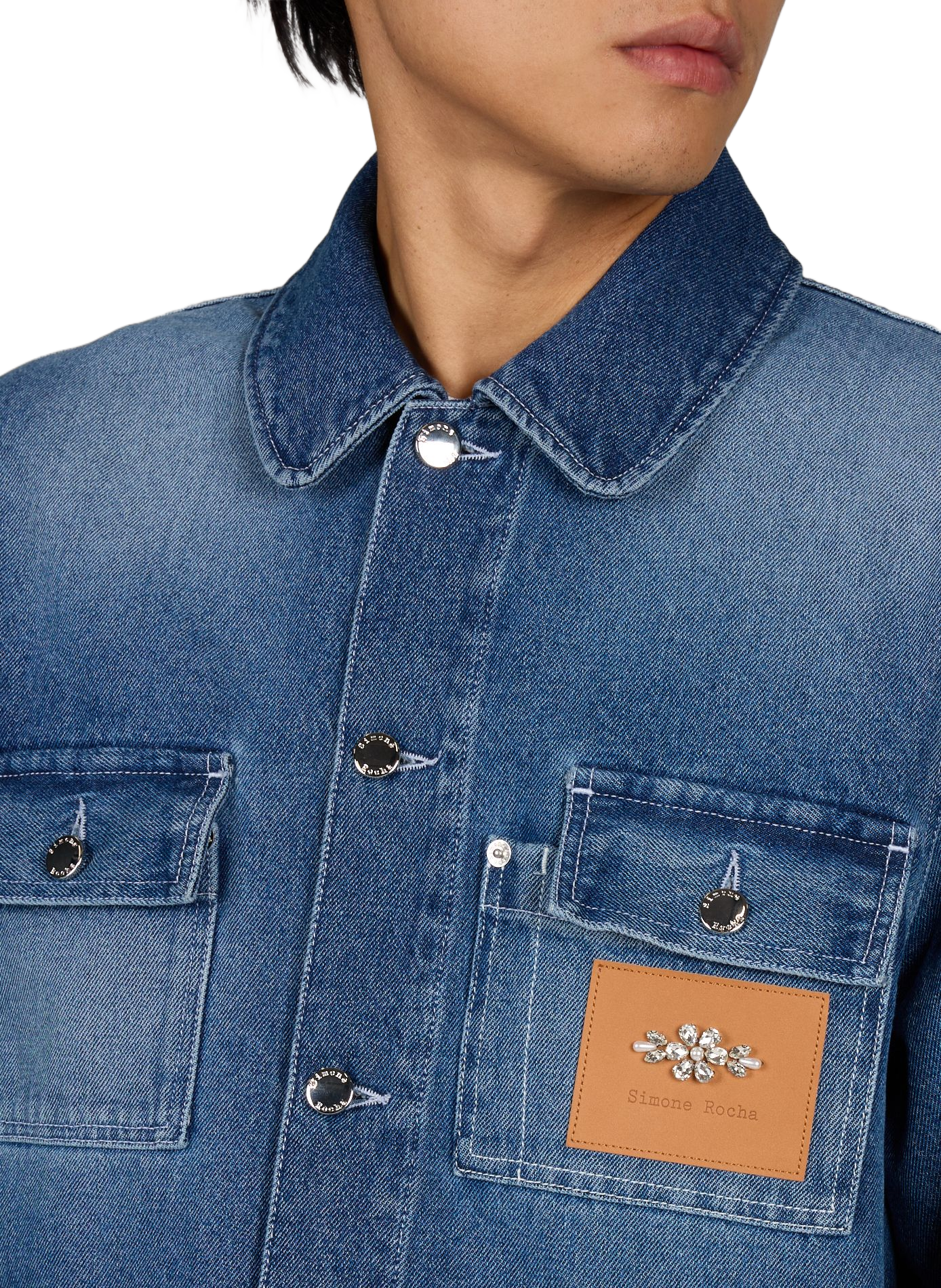 Denim Jacket SIMONE ROCHA Blue