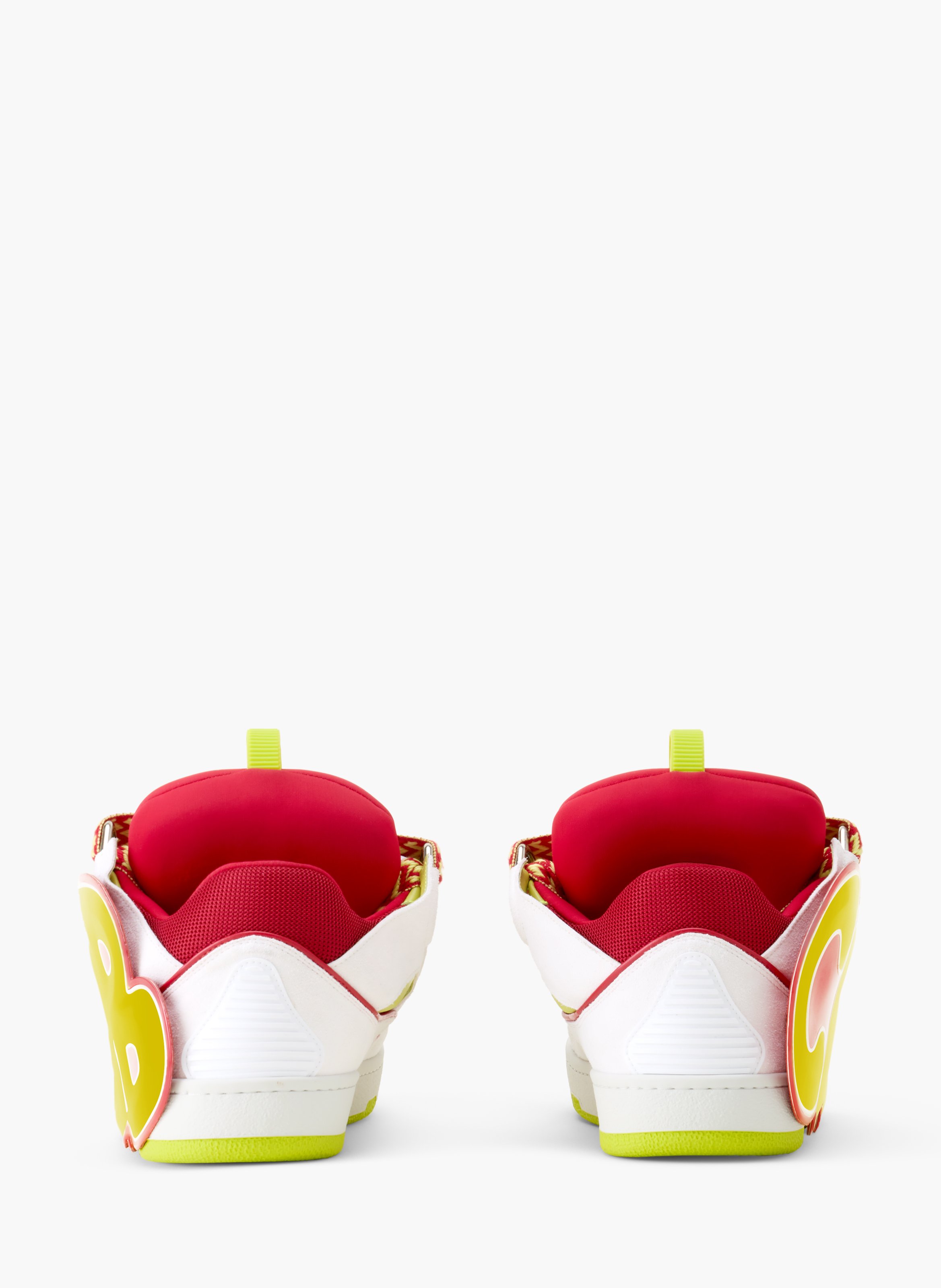 Sneakers urban curb en cuir à patch LANVIN Rouge