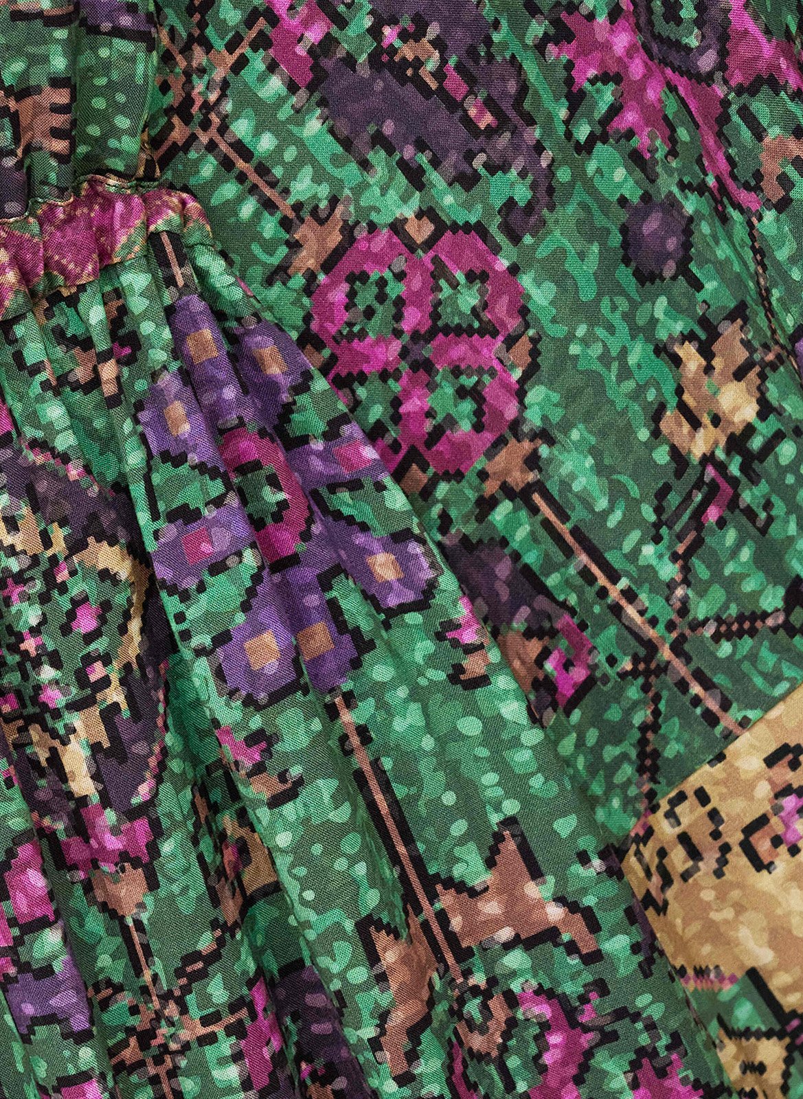 Kimono long imprimé padrig BA&SH Vert