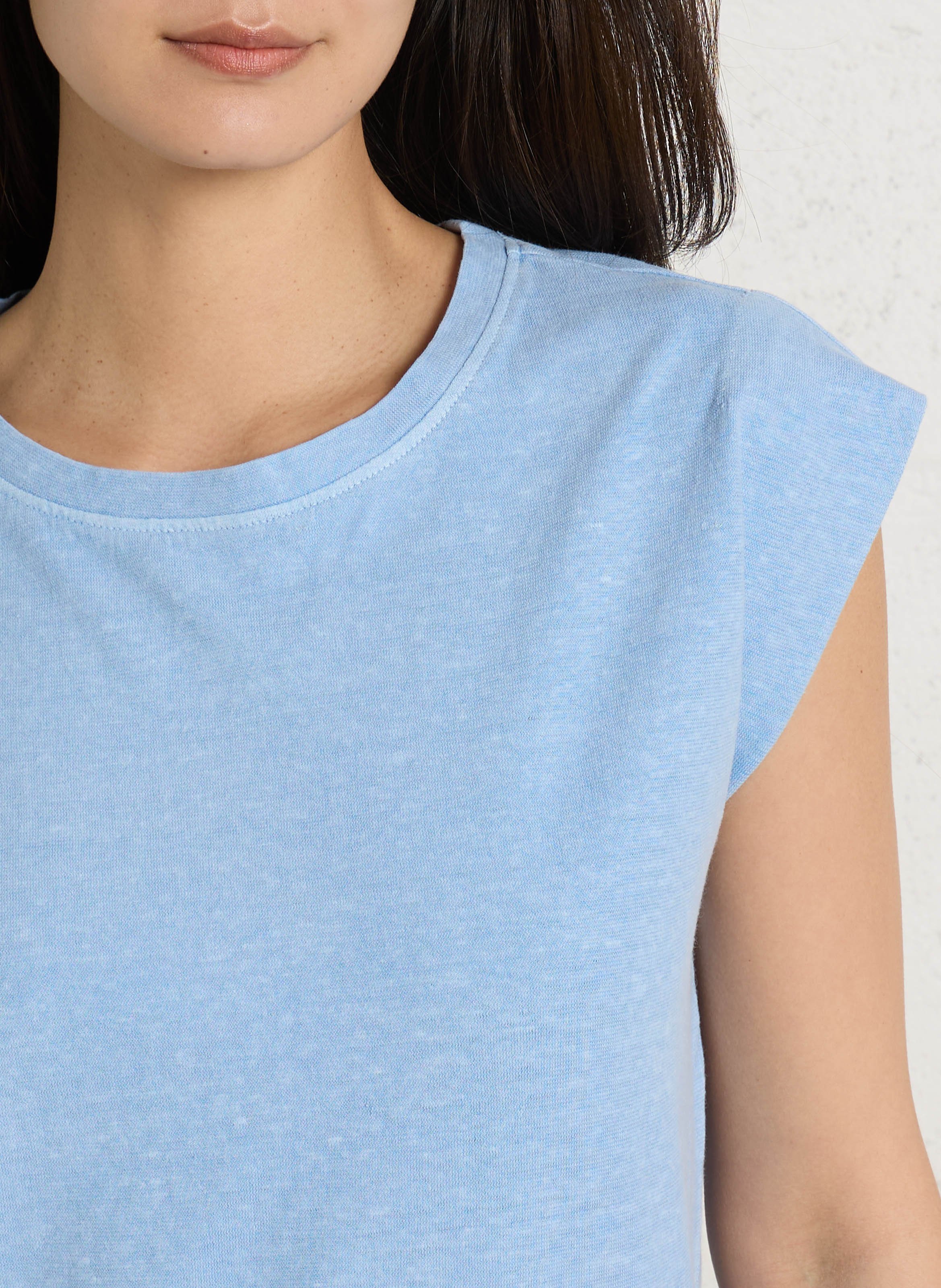 Tee-shirt col rond loic MAISON 123 Bleu