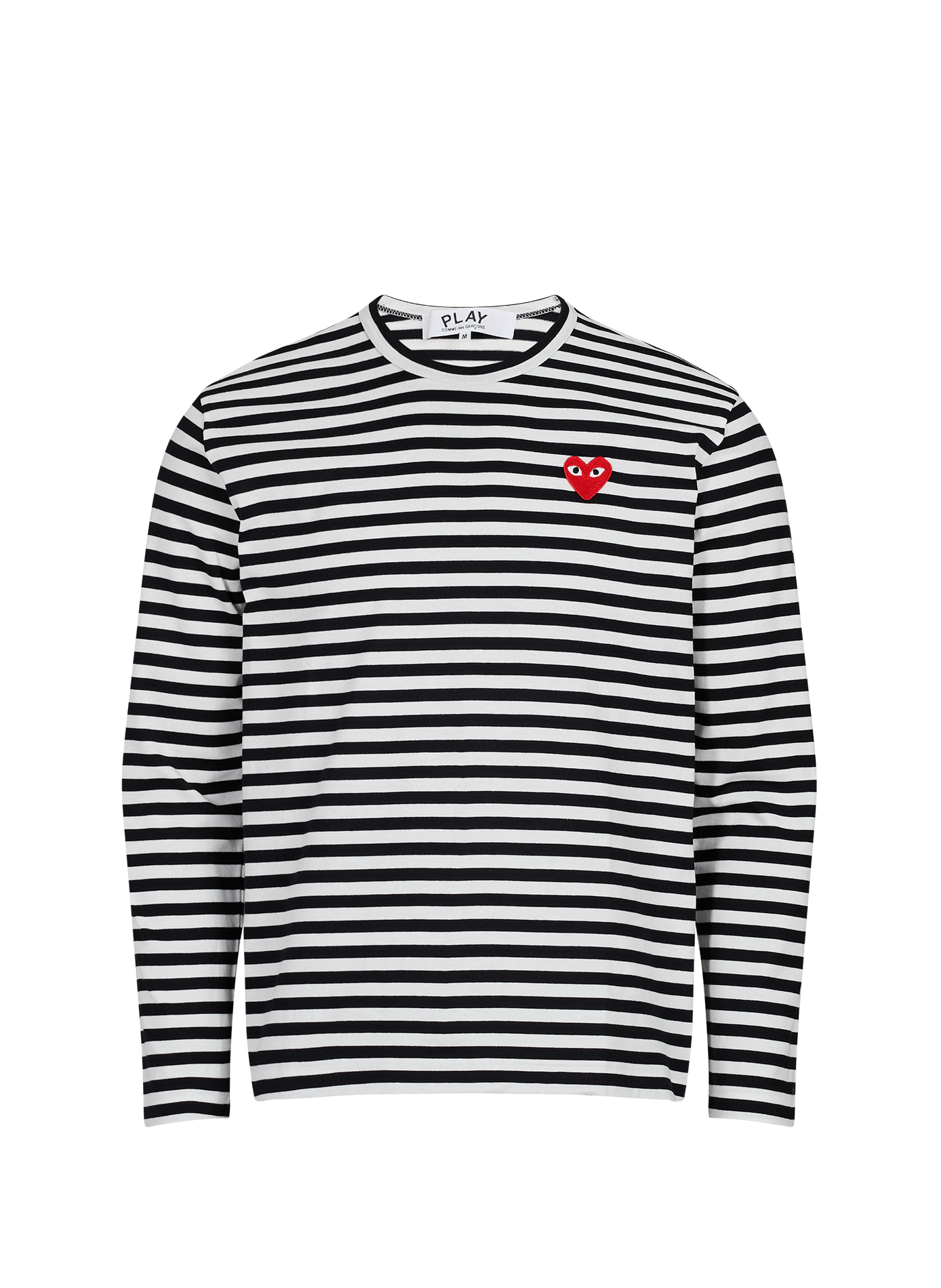 T-shirt à rayures en coton COMME DES GARCONS PLAY Multicolore