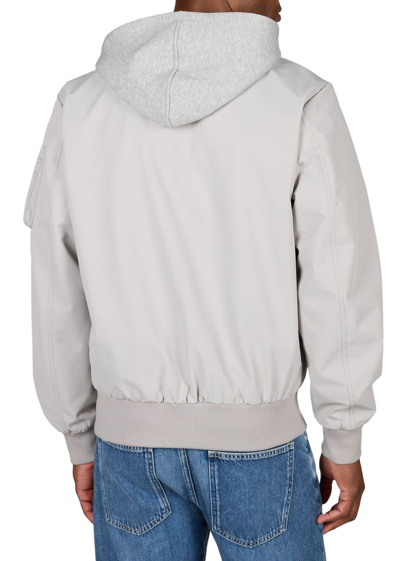 Lichte bomberjack met capuchon BOMBERS ORIGINAL Grijs