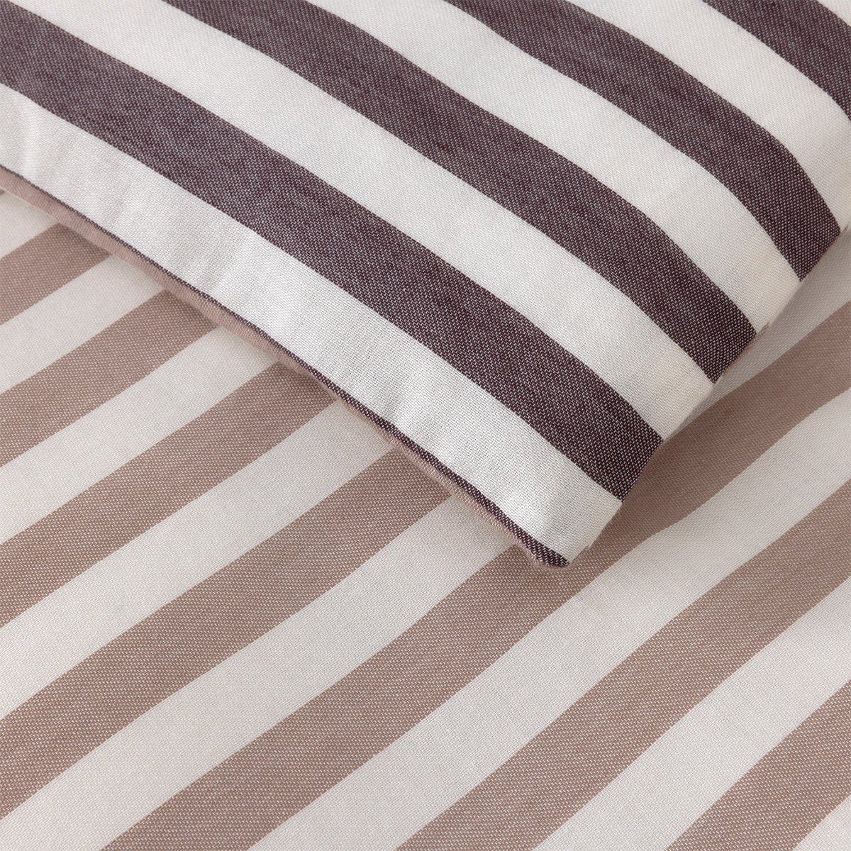 Housse de couette en satin de coton, fifty-fifty DESFORGES Violet