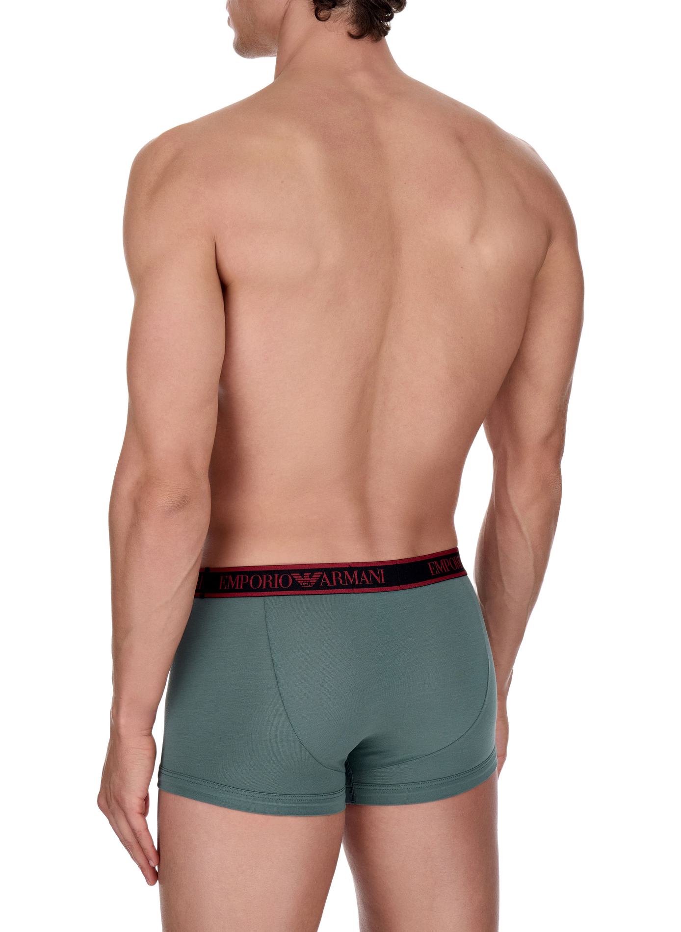 Set of three cotton-blend boxers EMPORIO ARMANI Multicolour