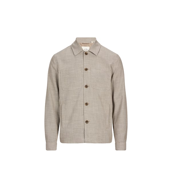 Veste chemise tweed droite Veste chemise tweed droite