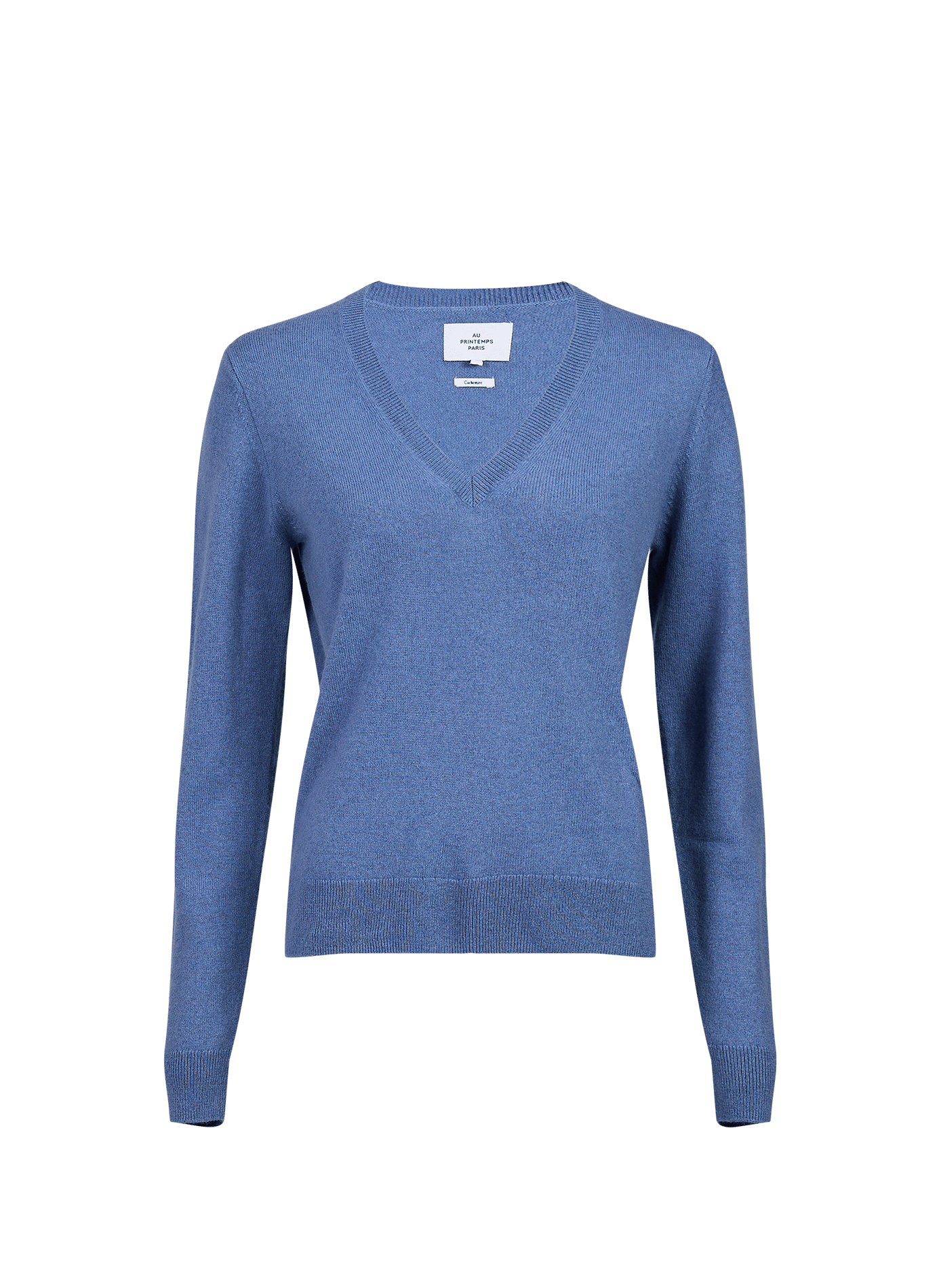 Kaschmirpullover AU PRINTEMPS PARIS Blau