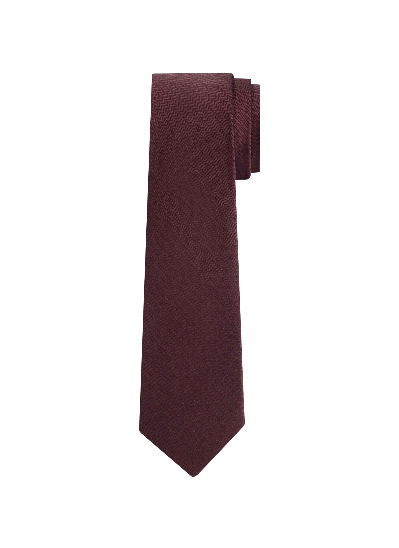 Silk herringbone tie CALVIN KLEIN Red