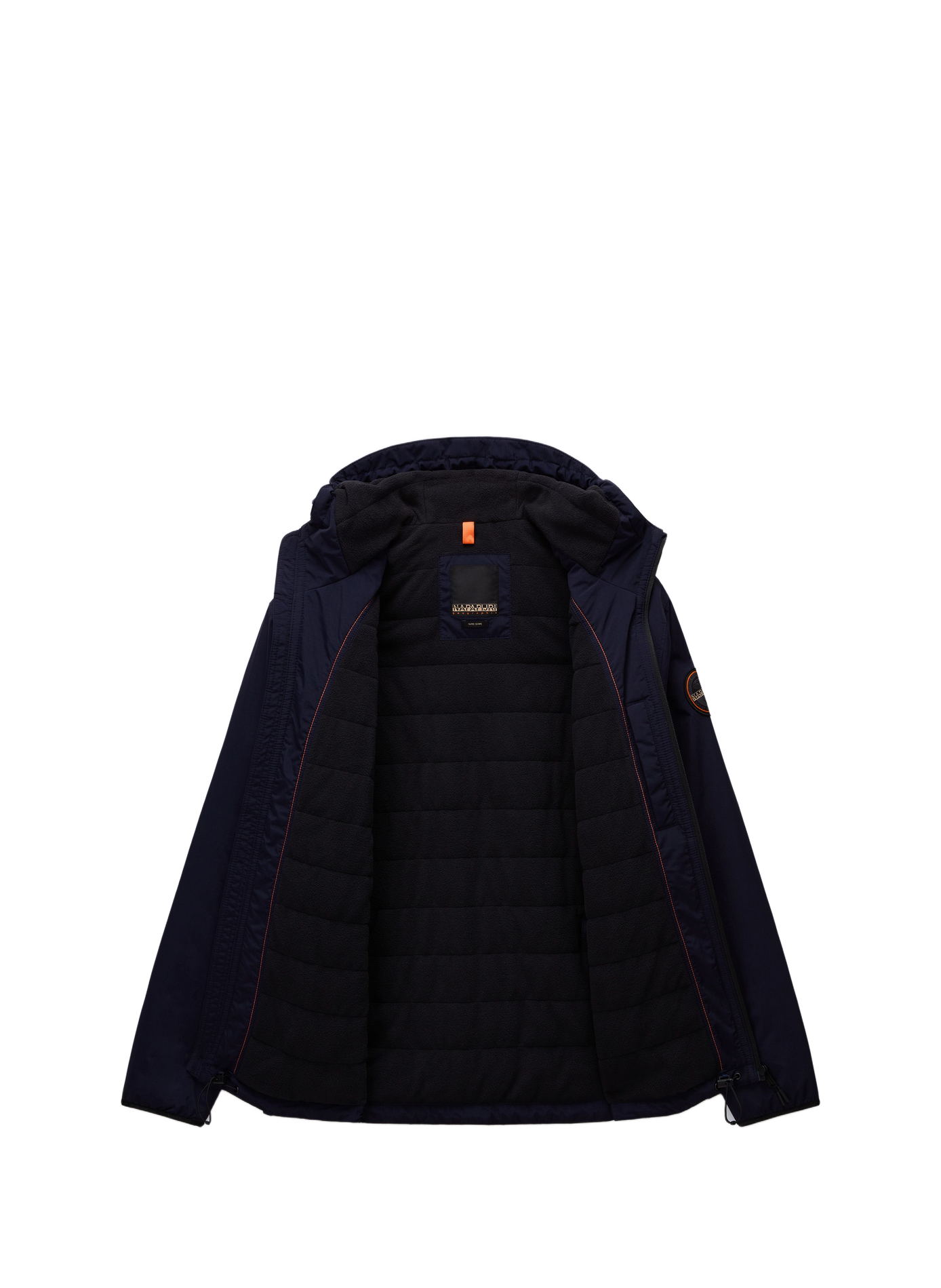 Parka droite unie à capuche NAPAPIJRI Bleu