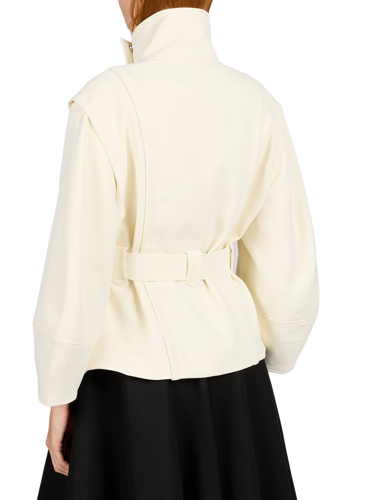 Einfarbige Gürteljacke VIRELLE CHRISTOPHER ESBER Beige