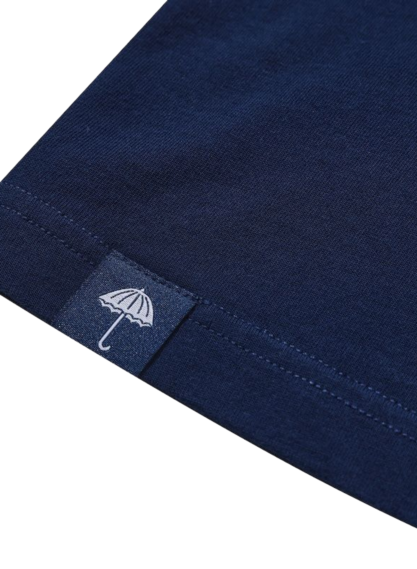 Straight T-shirt with embroidered logo | Blue HELAS CAPS Men