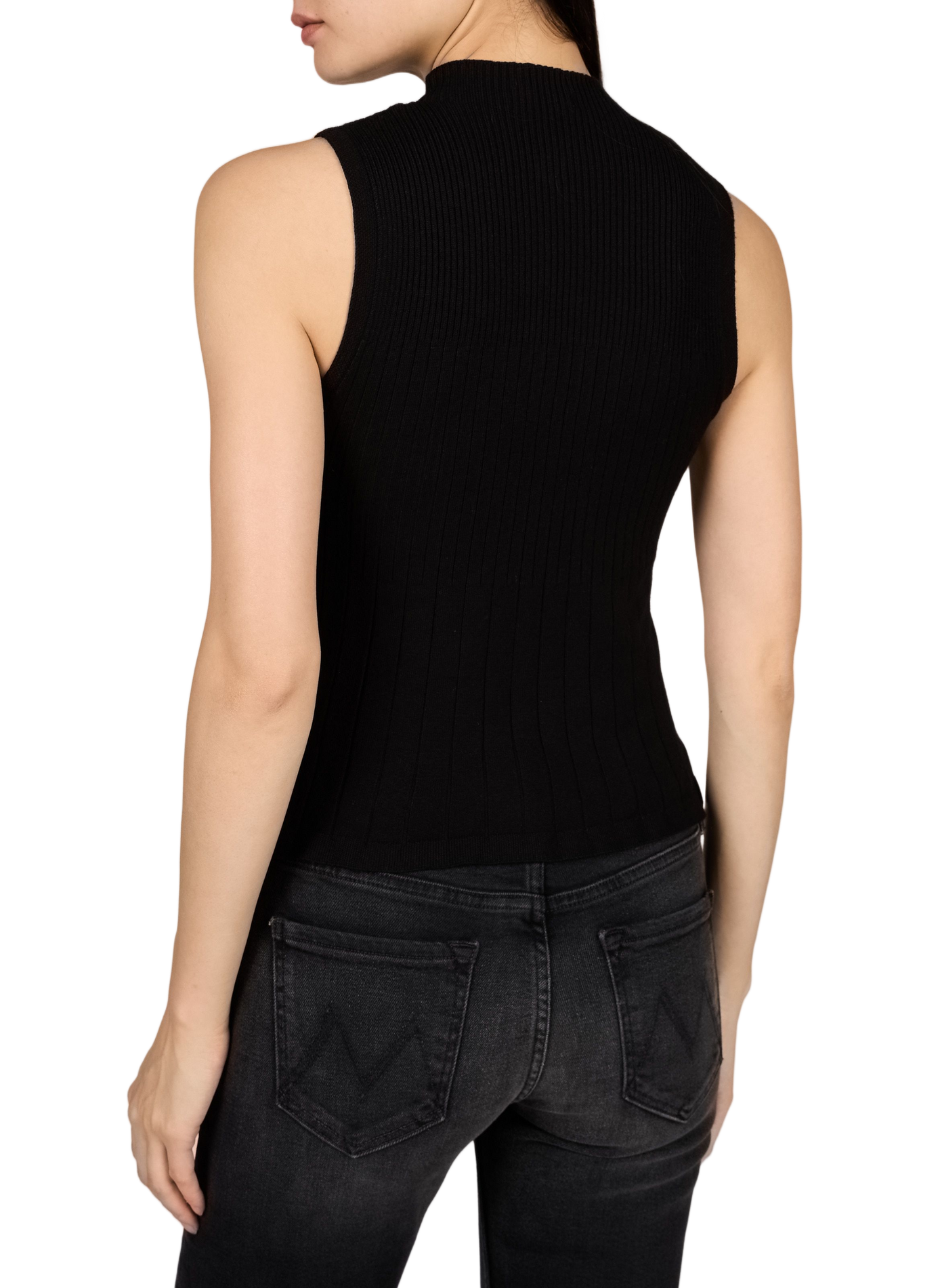Fitted ETERNA sleeveless top MUS & BOMBON Black