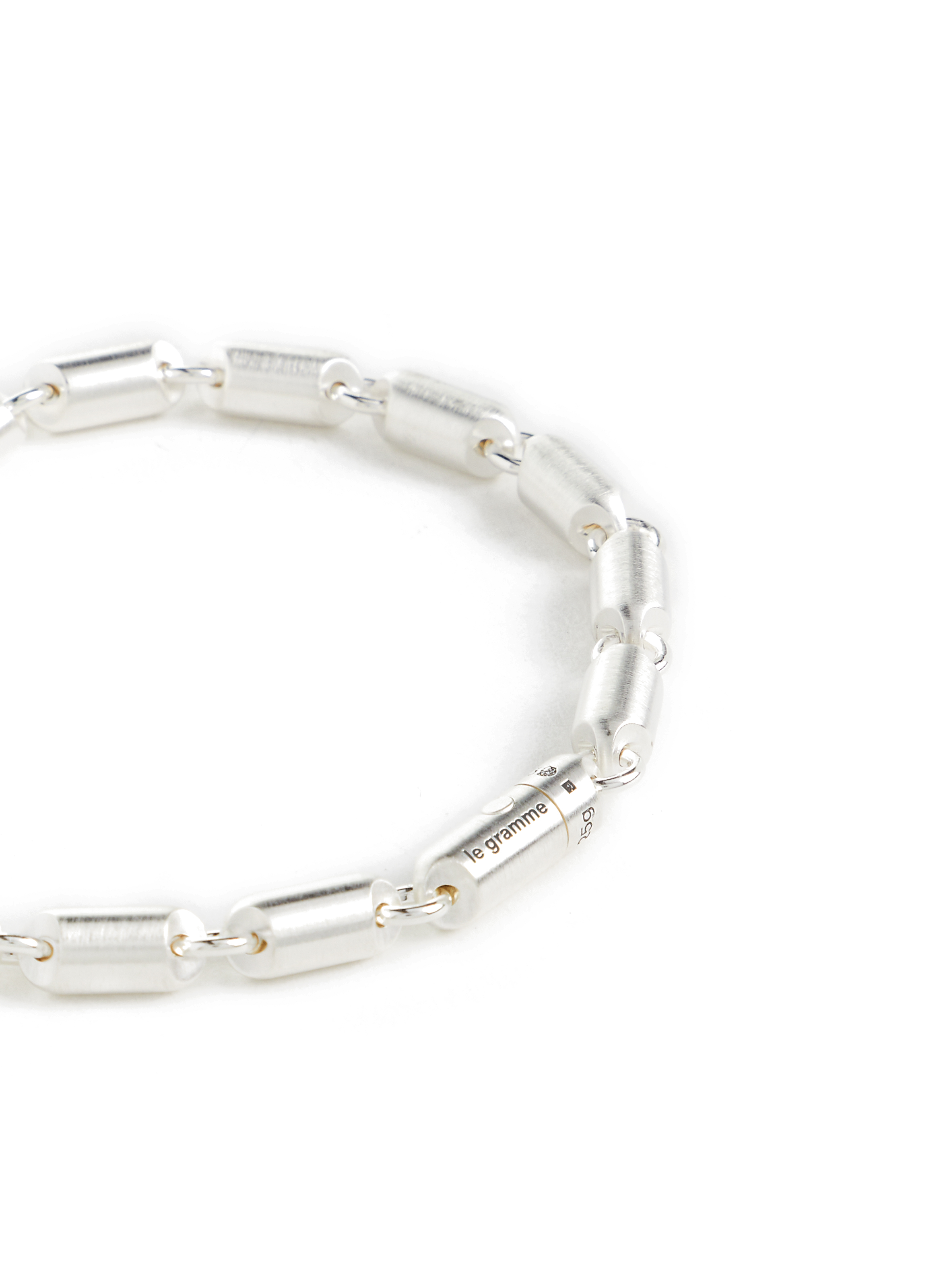 Bracelet segment 25g en argent brossé