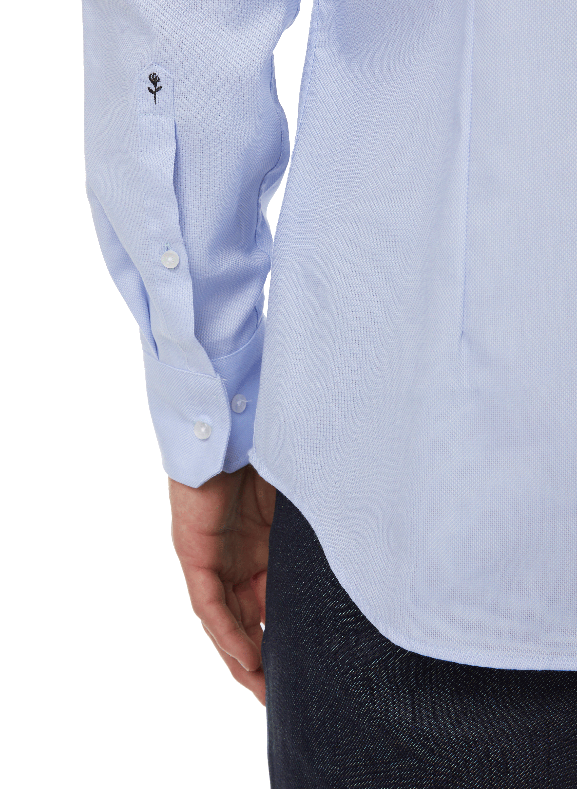 Kent-collar shirt SEIDENSTICKER Blue