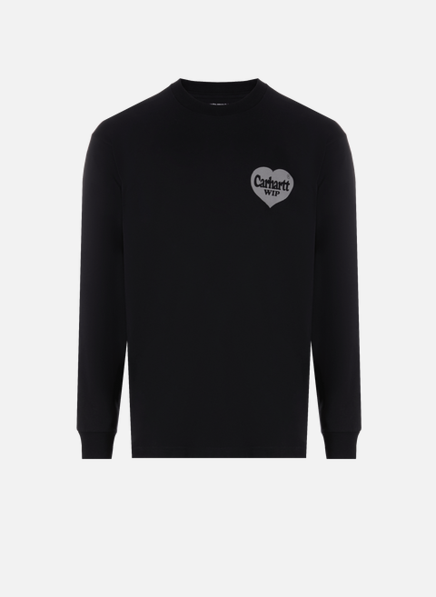 Heart pattern t-shirt BlackCARHARTT WIP 