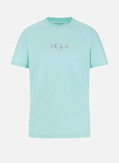 T-shirt à logo BleuGUESS 