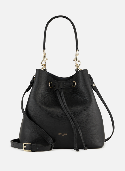 Louise bag in Black leatherLE TANNEUR 