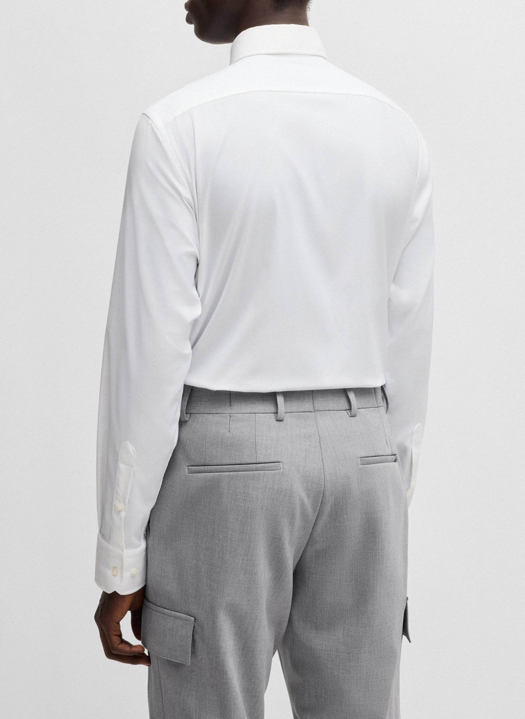 Chemise de ville regular BOSS Blanc