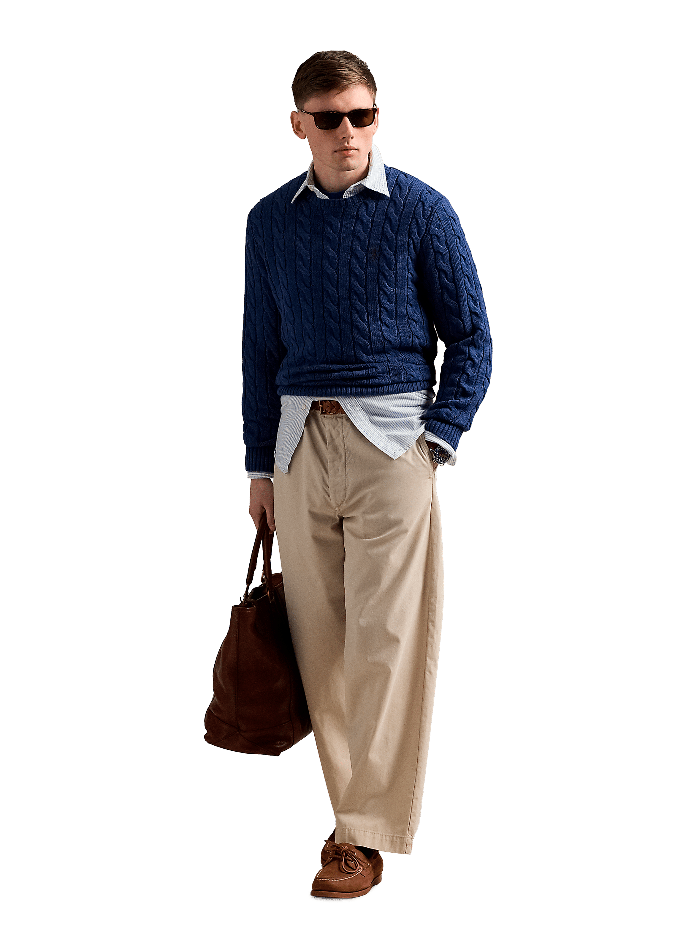 Cable knit jumper POLO RALPH LAUREN Blue