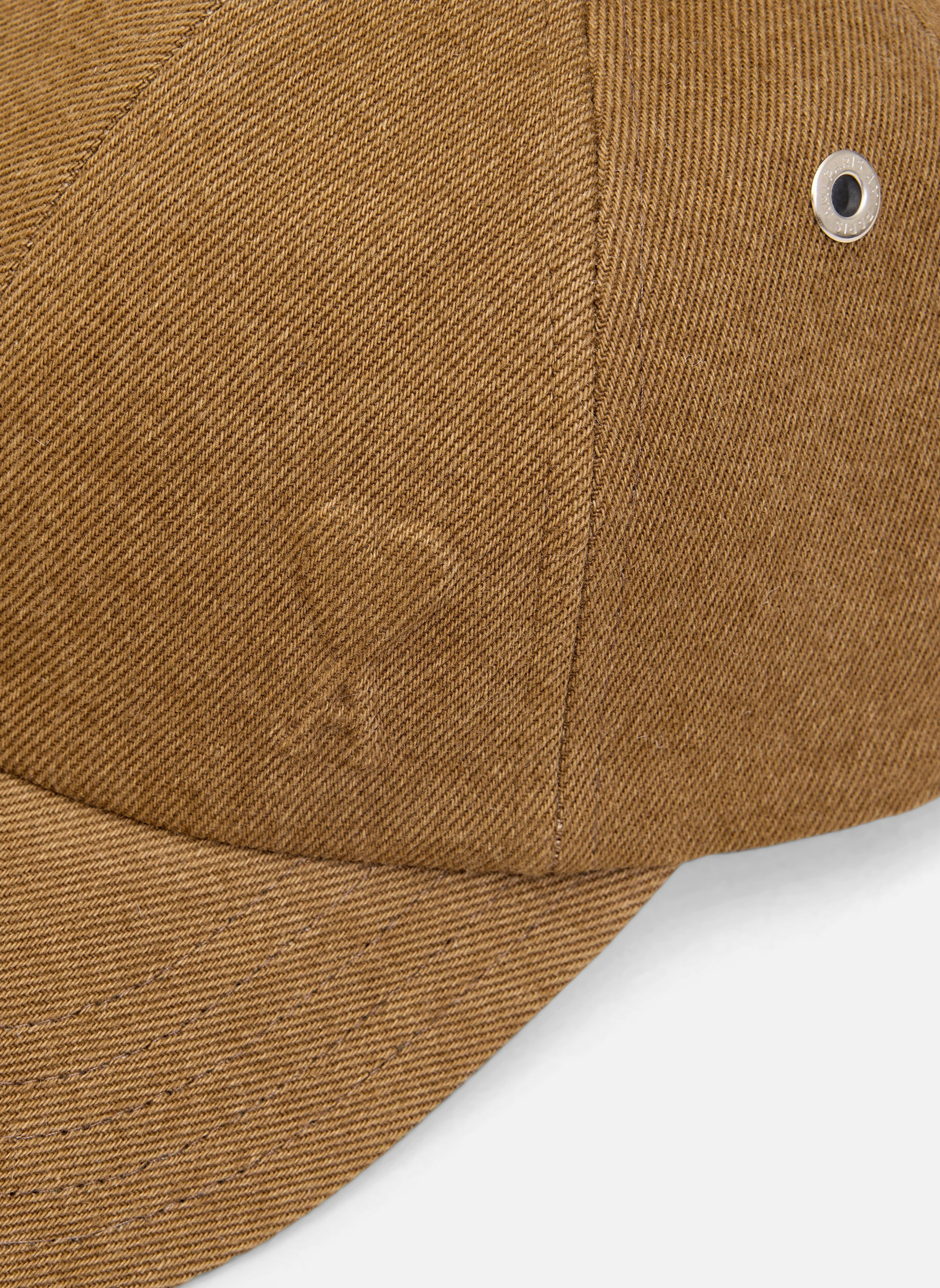 Casquette ami de coeur embossé en coton unisexe AMI PARIS Marron