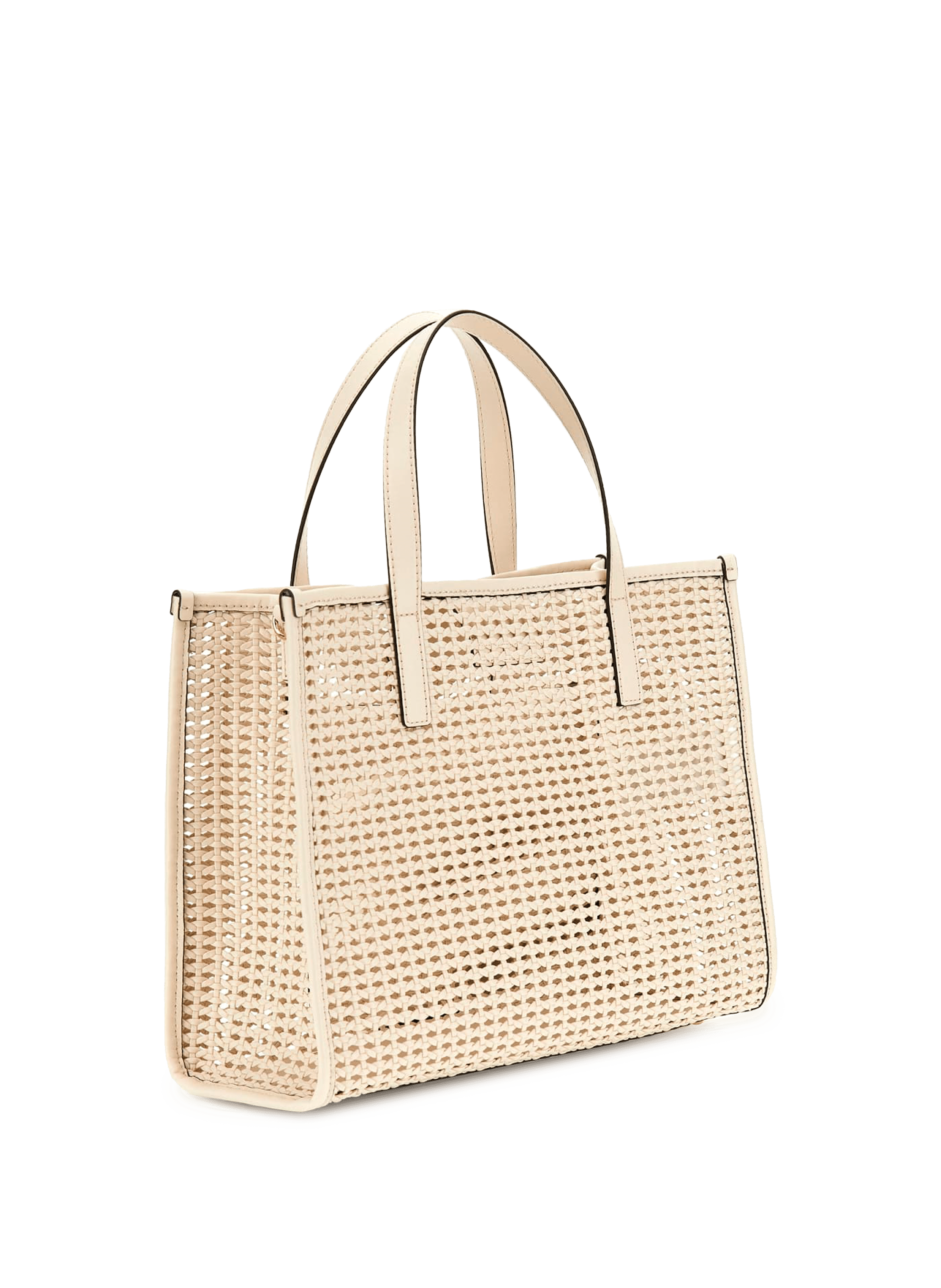 Sac à main Brigitta tressée GUESS Beige