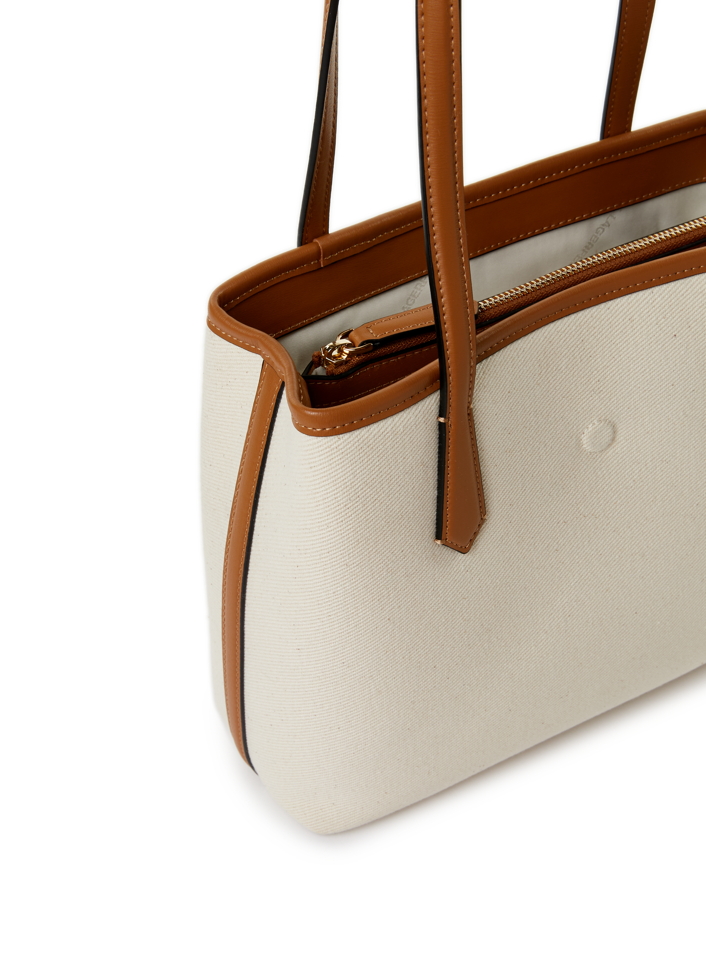 Sac à main en coton et cuir  KARL LAGERFELD Multicolore