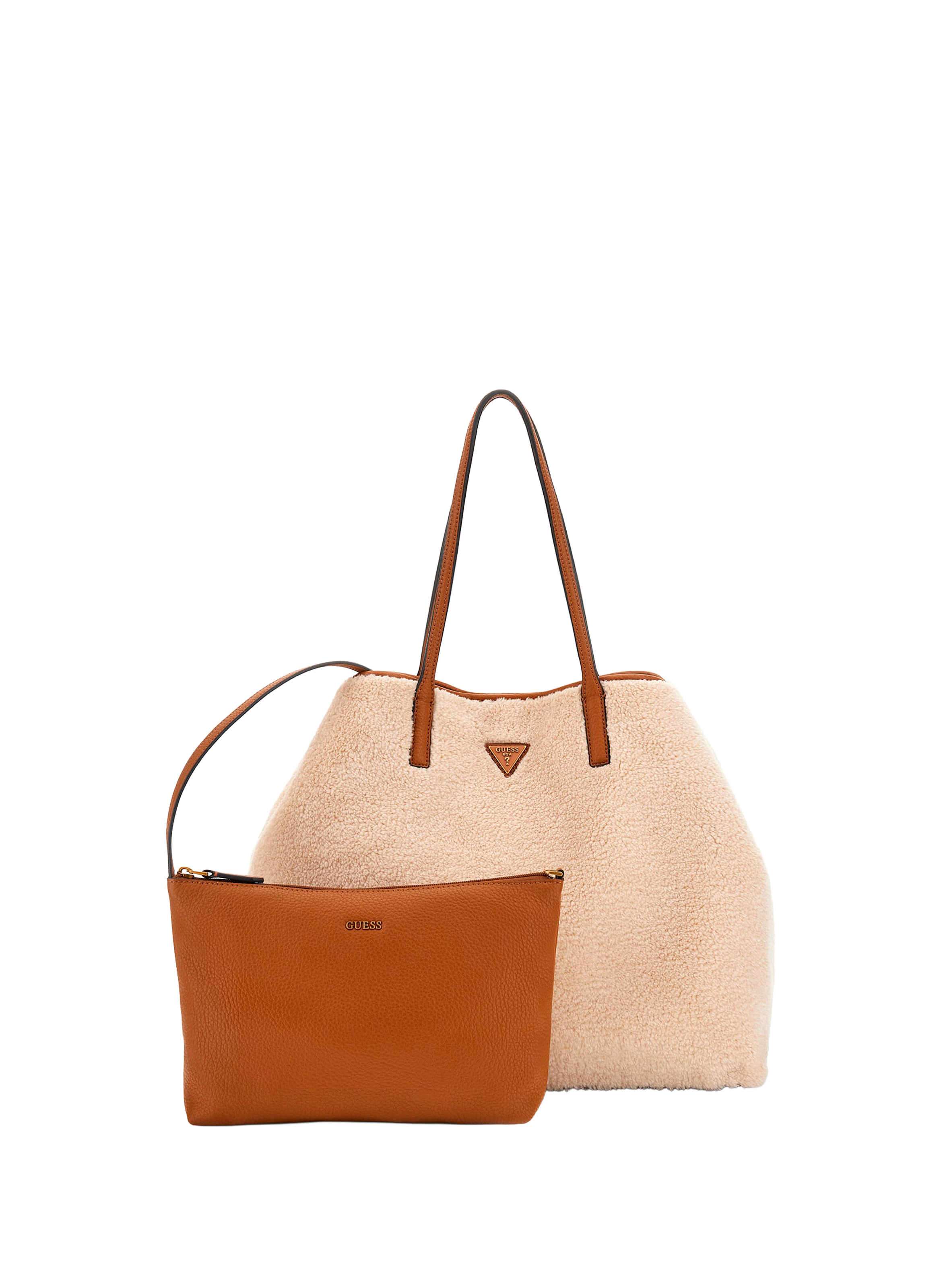 Textured Victtoria tote bag GUESS Multicolour