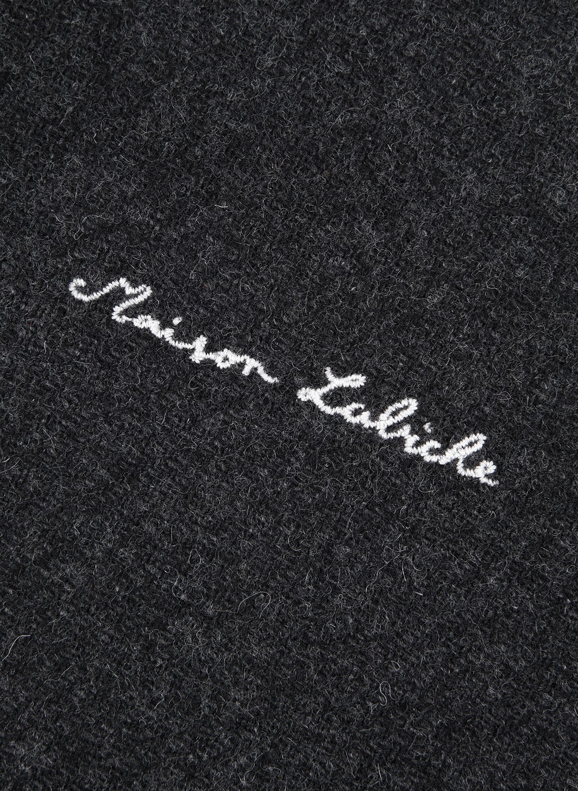 Blouson droit en laine mélangée MAISON LABICHE Gris