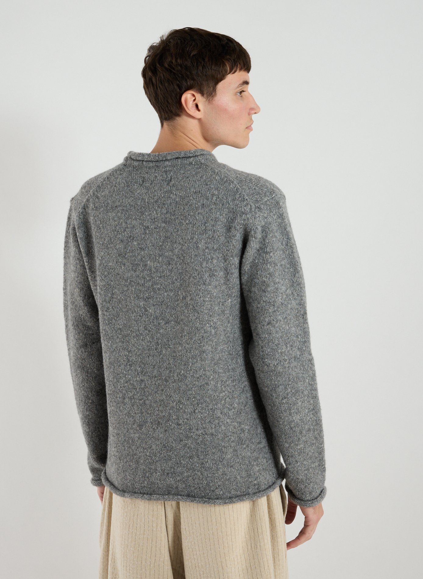 Wool-blend round-neck jumper MERELY MADE Grey