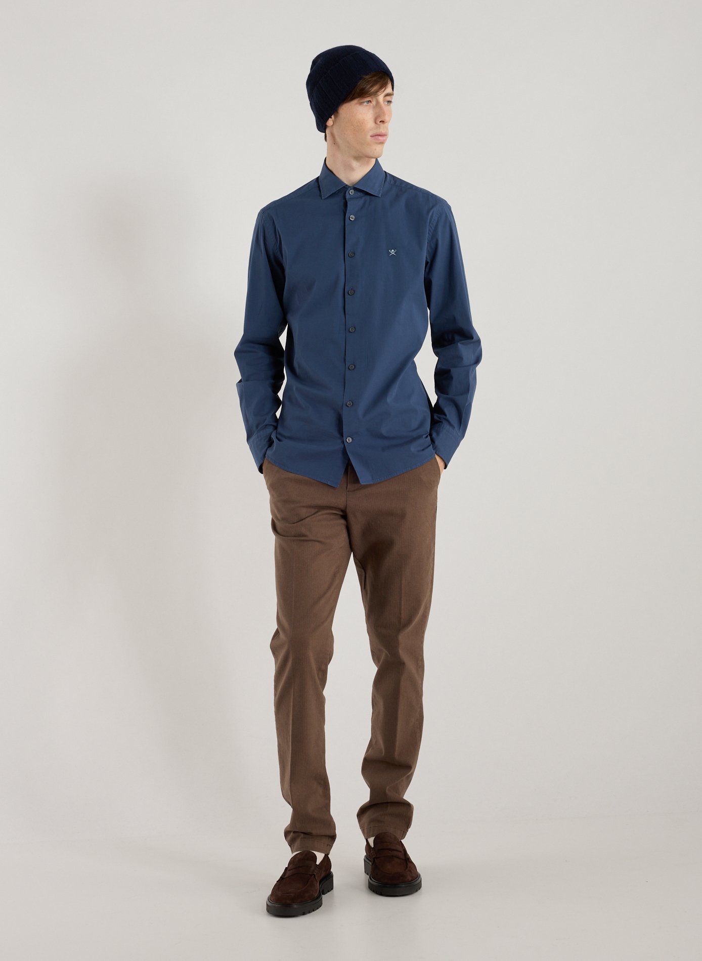 Chemise en coton  HACKETT Bleu