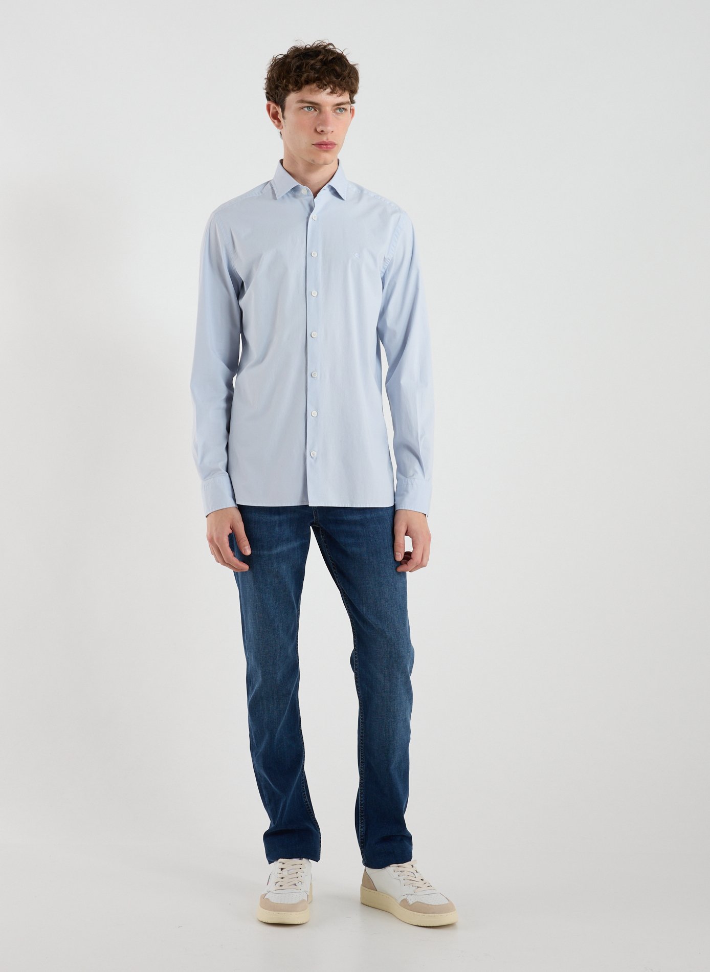  Cotton shirt HACKETT Blue