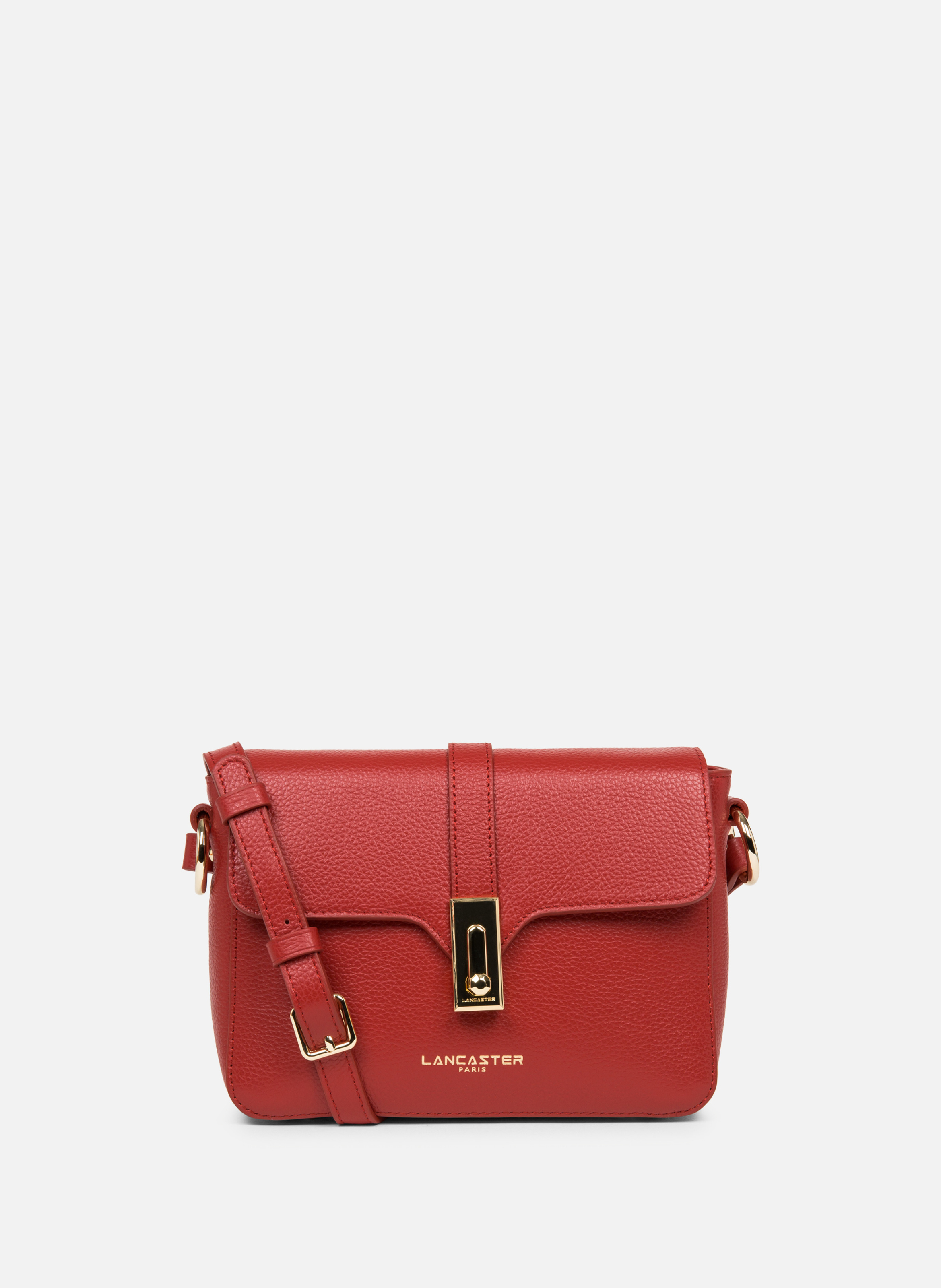 LANCASTER Petit sac trotteur - milano horizon Rouge