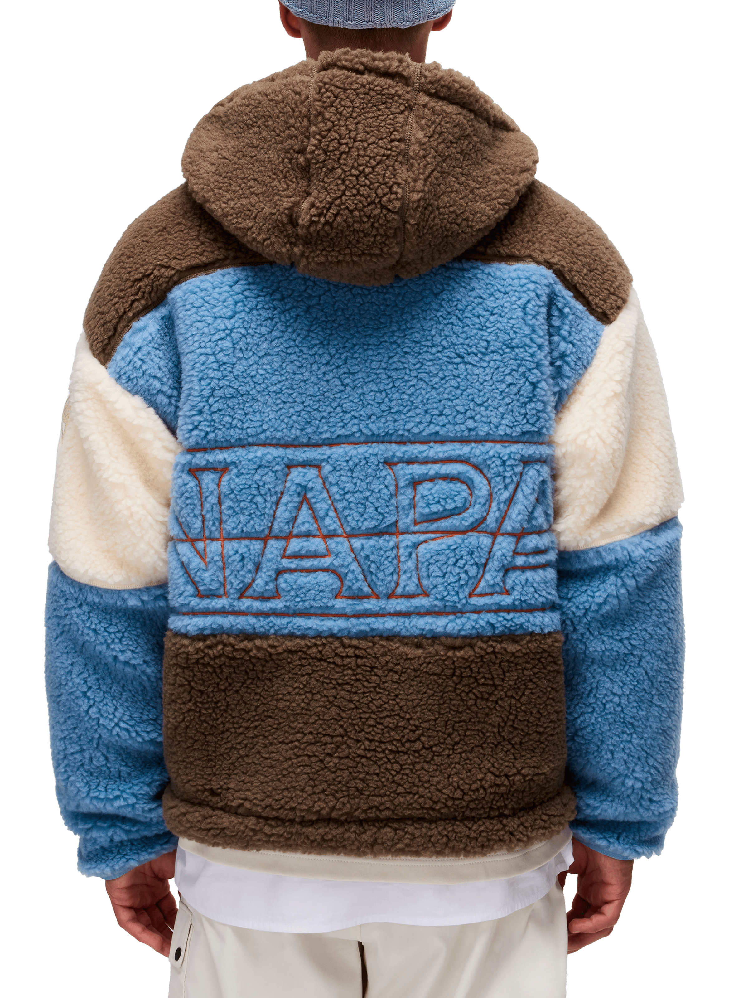 Straight hooded fleece jacket NAPAPIJRI Multicolour