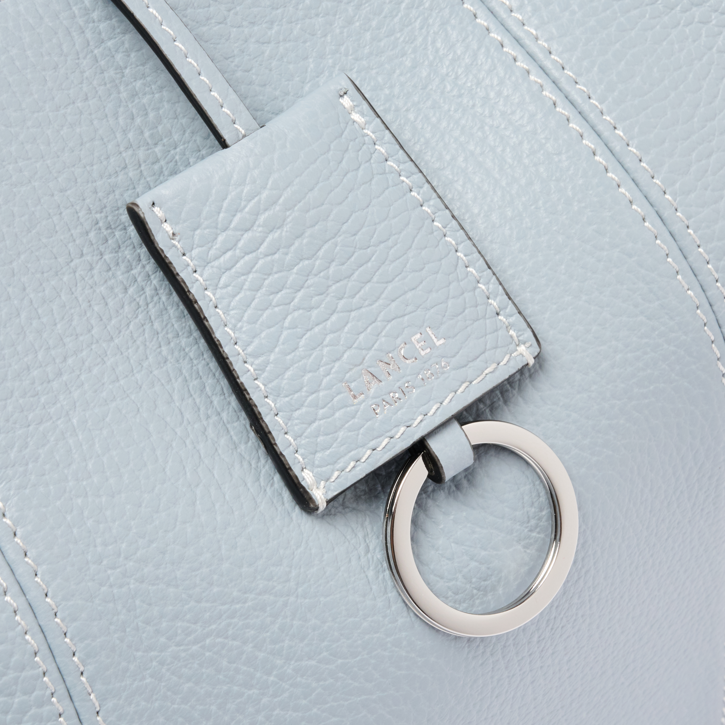 Sac hobo zippé l victoire de lancel en cuir LANCEL Bleu