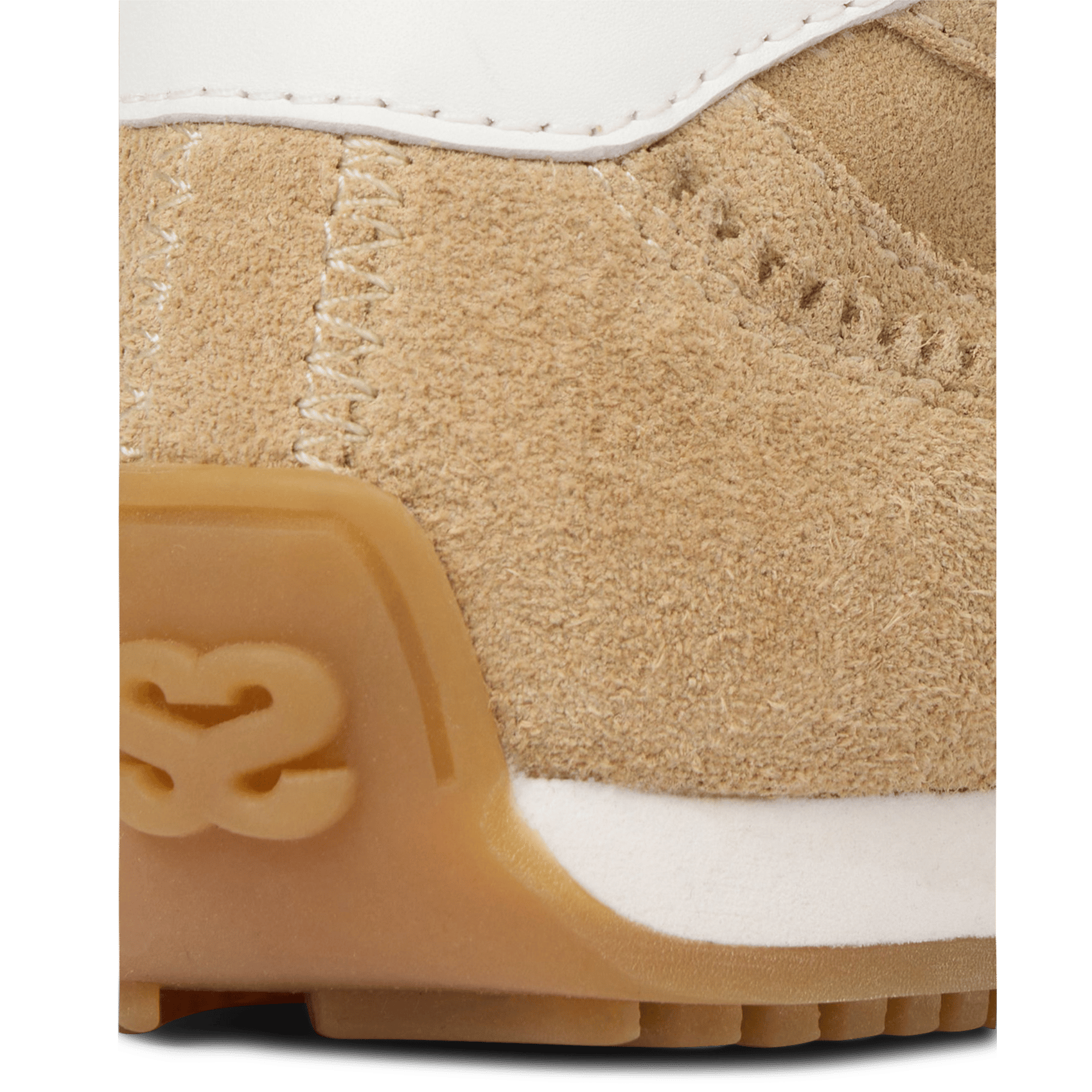 Baskets basses en cuir SANDRO Beige