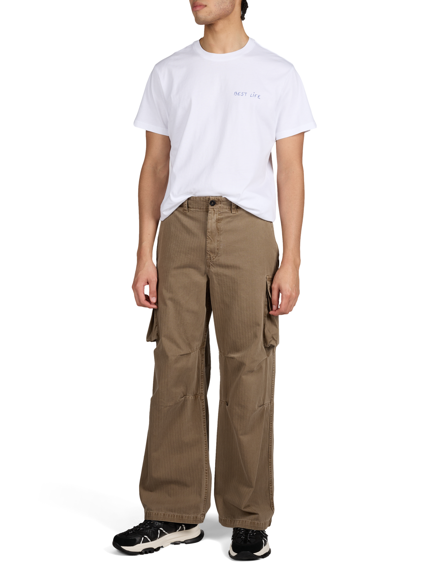 T-shirt Popincourt en coton biologique MAISON LABICHE Blanc