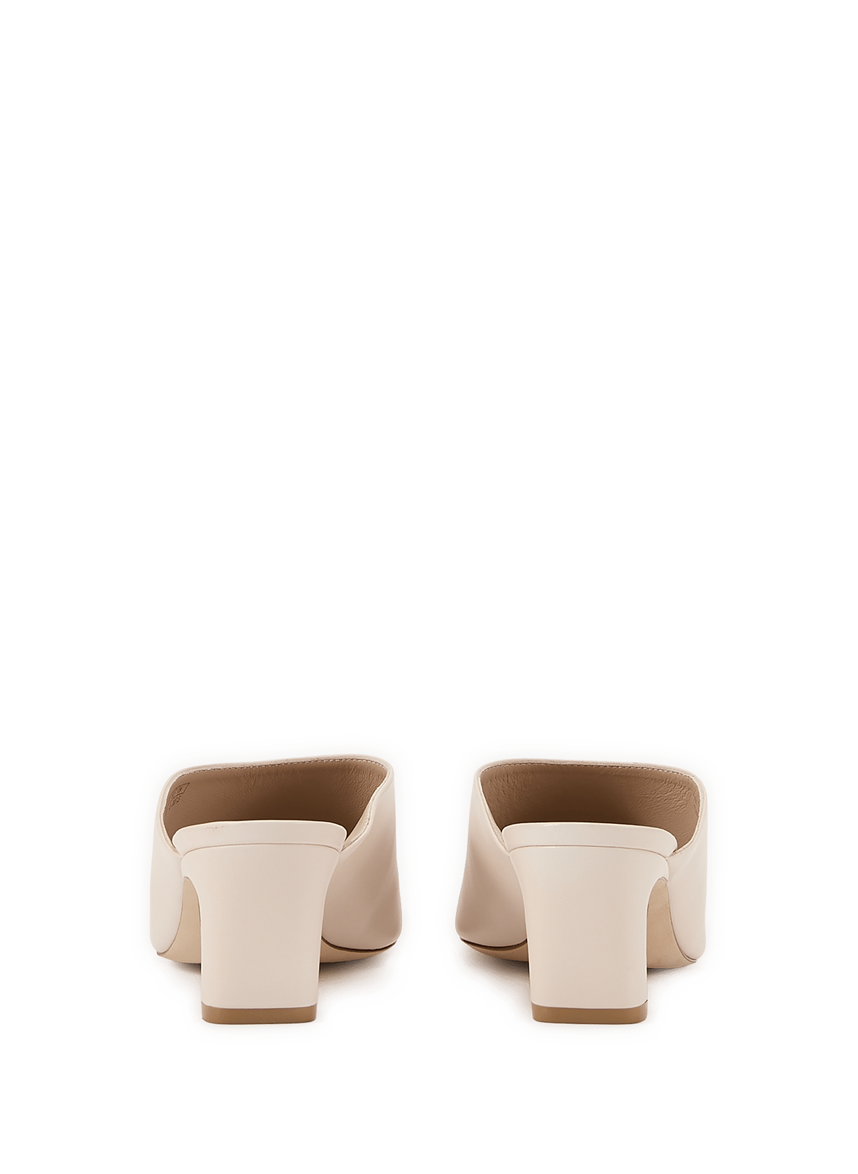 Stassi 50 leather mule STUART WEITZMAN Beige