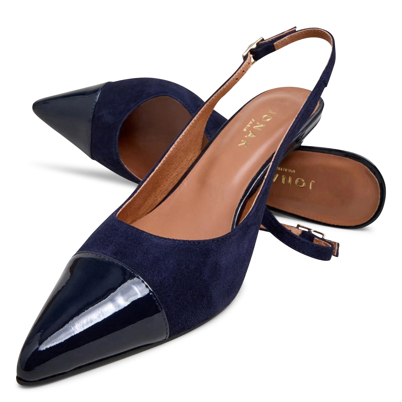 Escarpins en cuir destelle JONAK Bleu