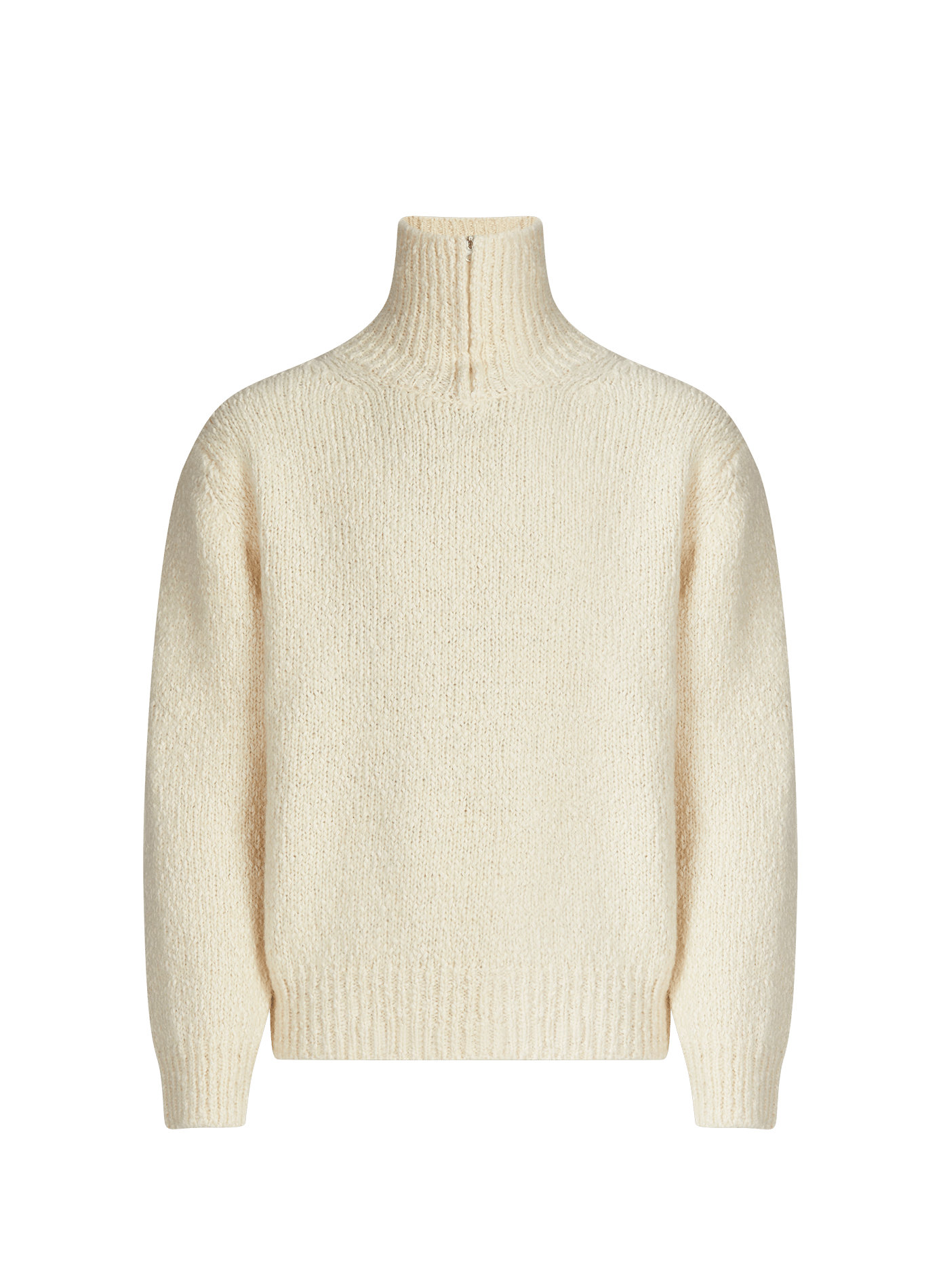 Pull col montant  AMOMENTO Beige