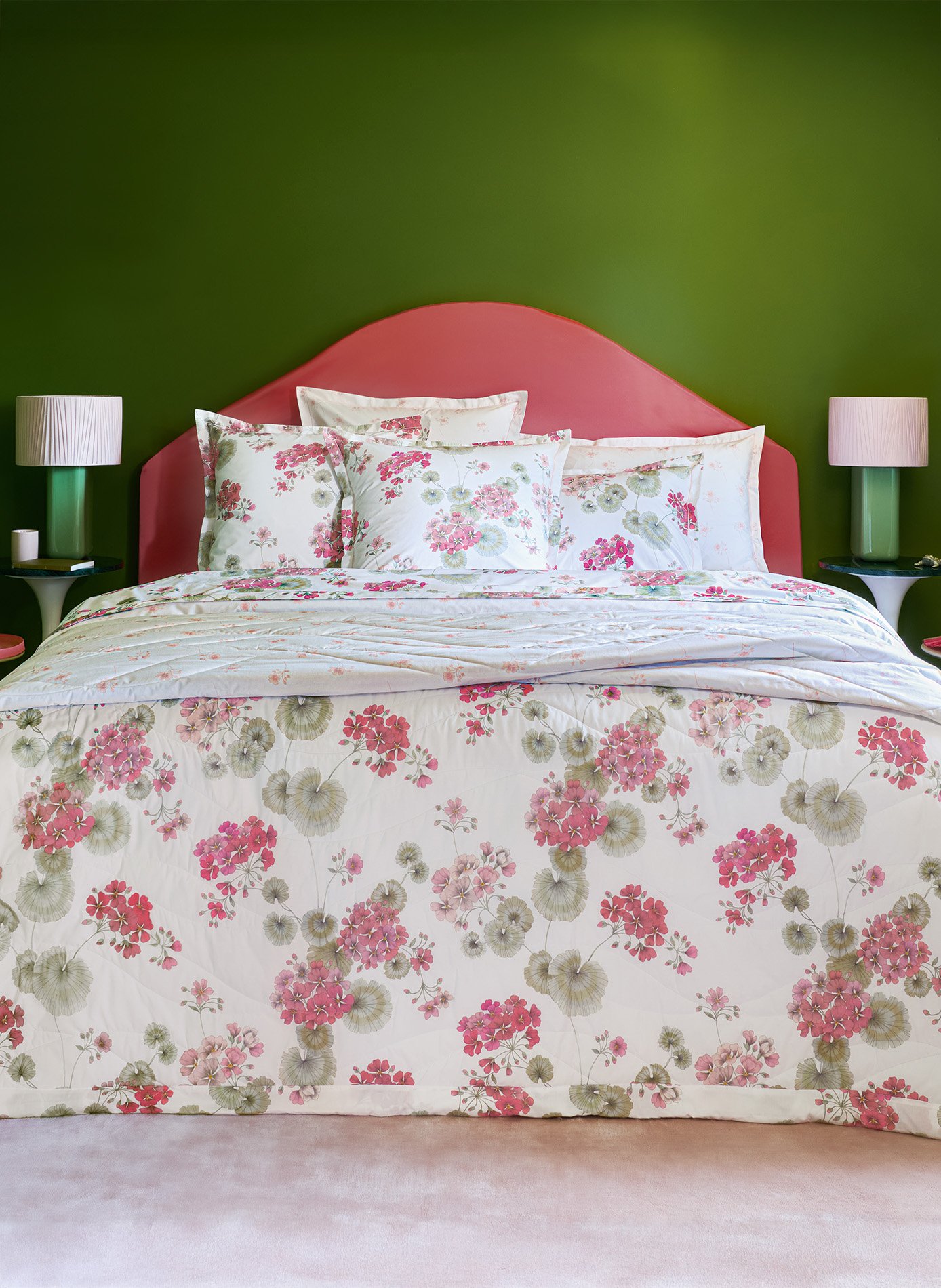 Jete de lit flanerie ANNE DE SOLENE Blanc